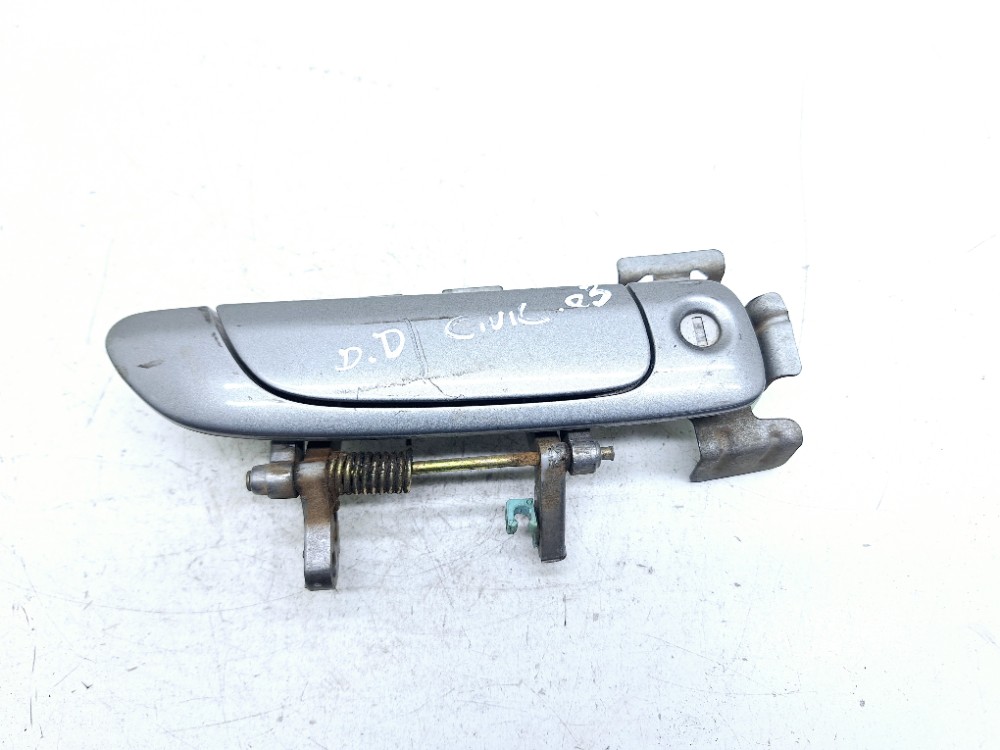 Maçaneta Externa Dianteira Direita Honda Civic 2002 2003 Prateado Dianteira