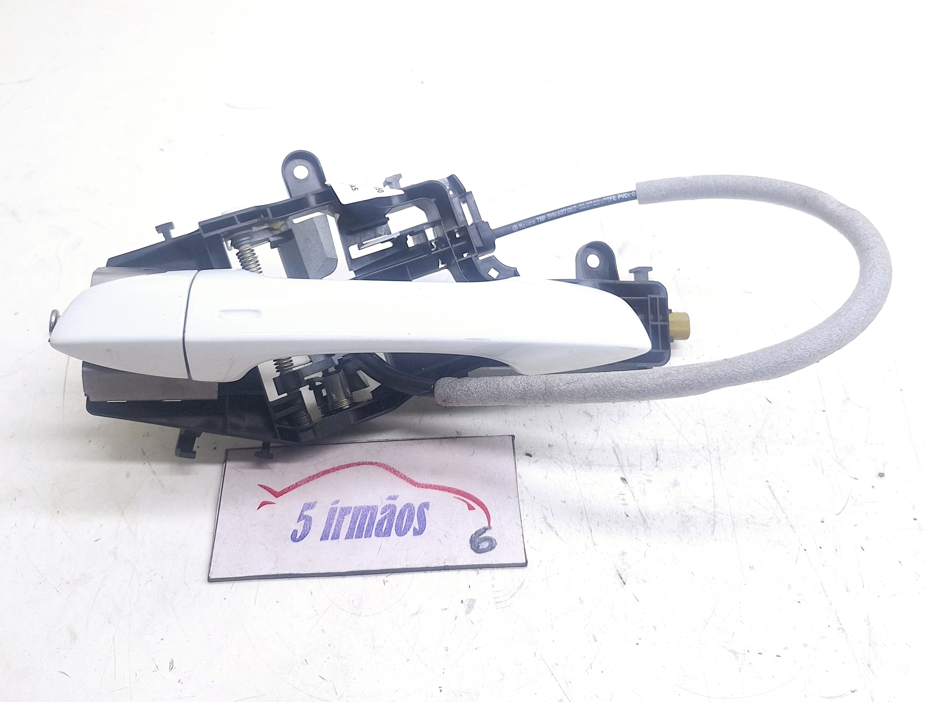 Maçaneta Externa Dianteira Esquerda Vw Tiguan Tsi 2.0 2020 – Branco – Dianteira