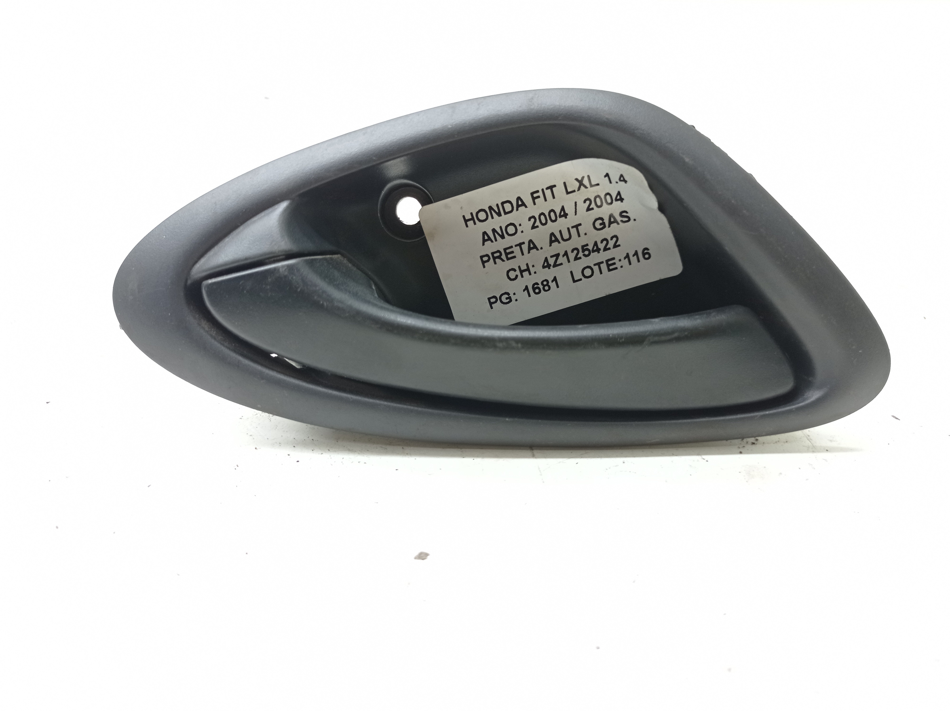 Maçaneta Interna Traseira Esquerda Honda Fit 1.4 2004 Traseira