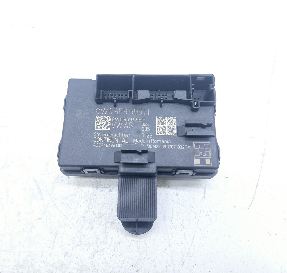 Módulo Porta Traseira Direita Audi A4 2.0 2018 8w0959595h