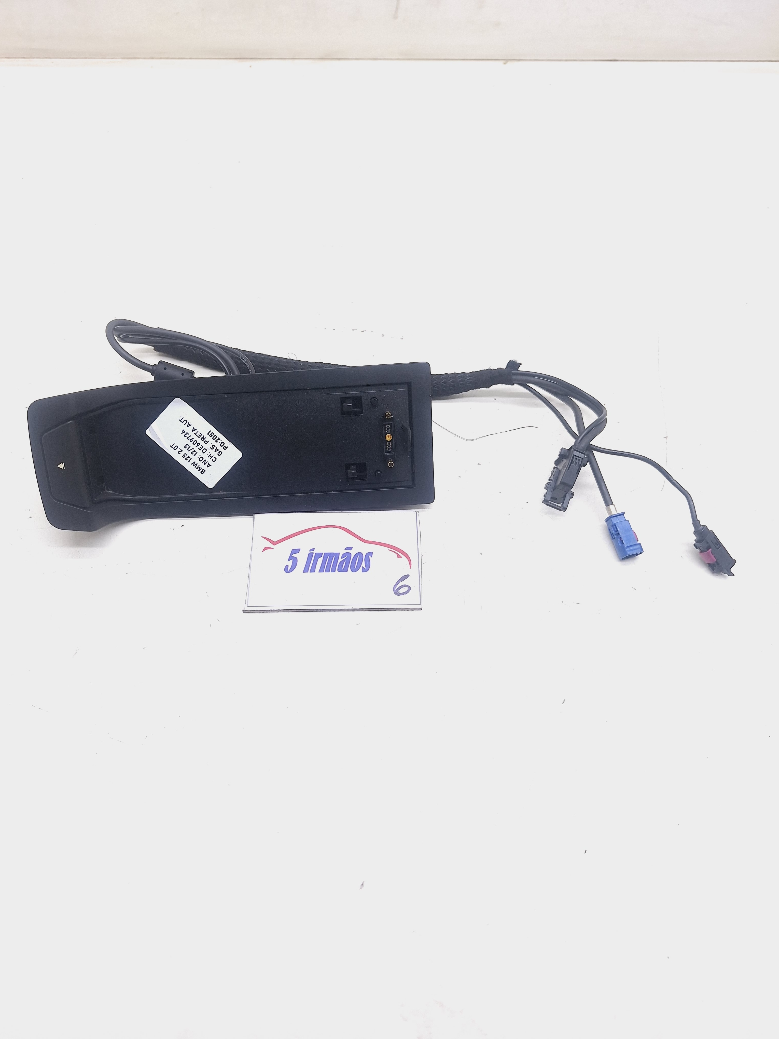 Suporte Celular Console Bmw 125 2.0 Aut 2013 Nº51169207339 Preto