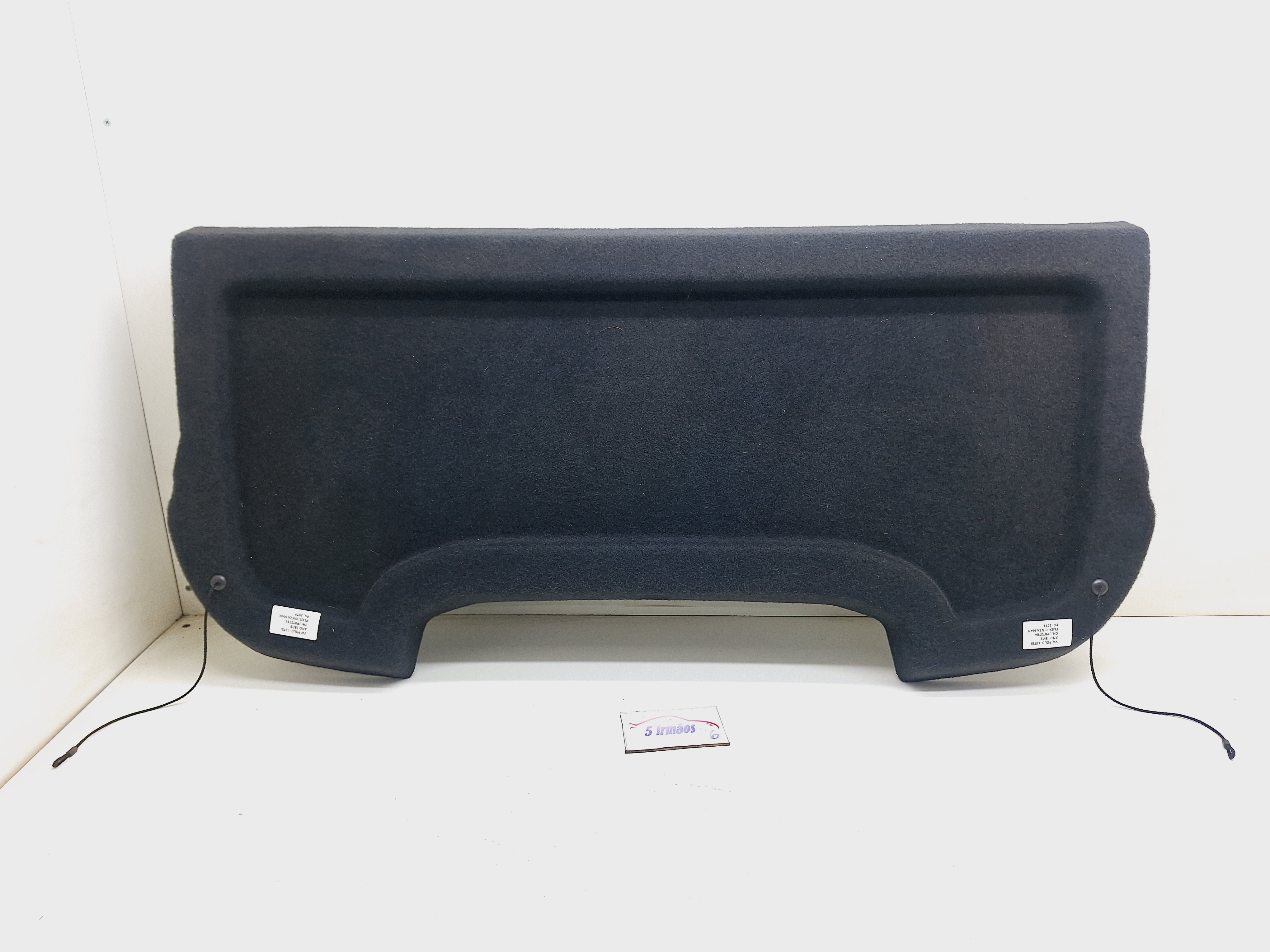 Tampão Bagagito Porta Malas Vw Polo Tsi 1.0 2018/ 2019 Preto