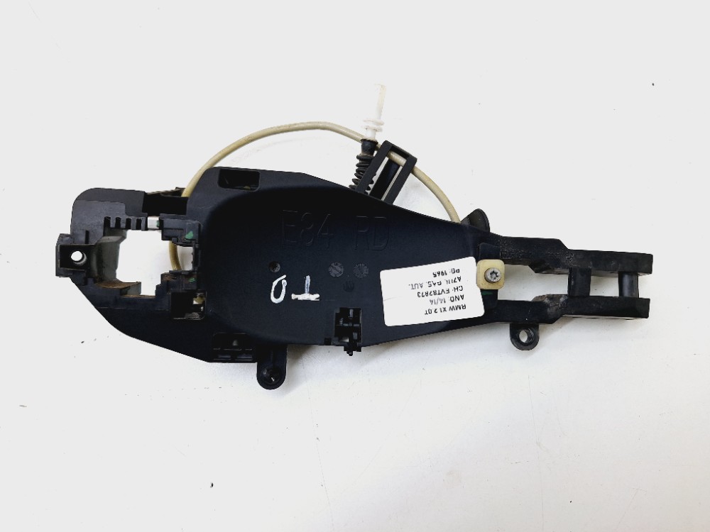 Suporte Maçaneta Externa Traseira Direita Bmw X1 2.0 2014 Preto Traseira