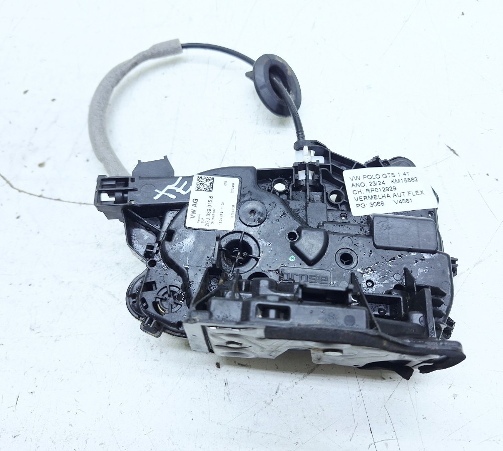 Fechadura Porta Traseira Esquerda Vw Polo Gts 1.4 2024