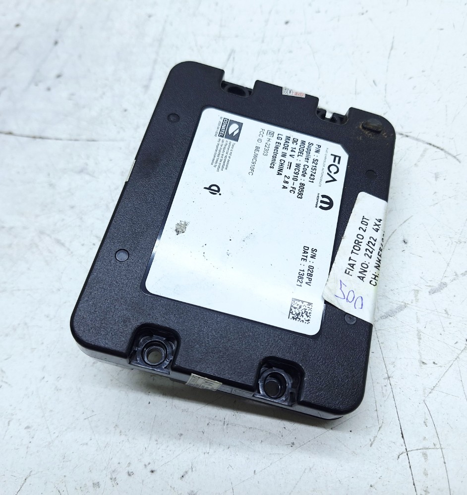 Modulo Carregador Indução Fiat Toro 2.0 2023 52157431