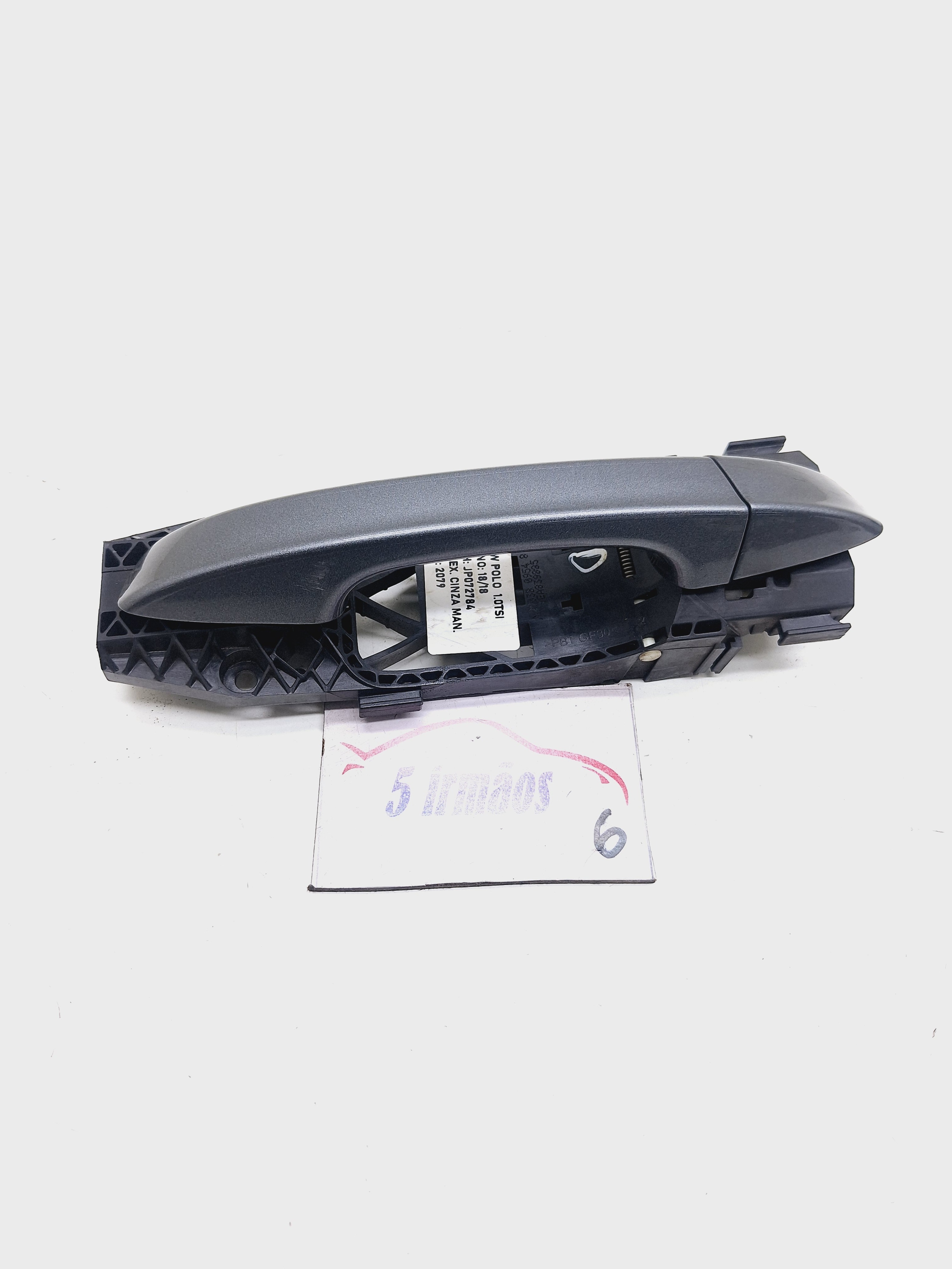 Maçaneta Externa Traseira Direita Vw Polo 1.0 Tsi 2018 Preto