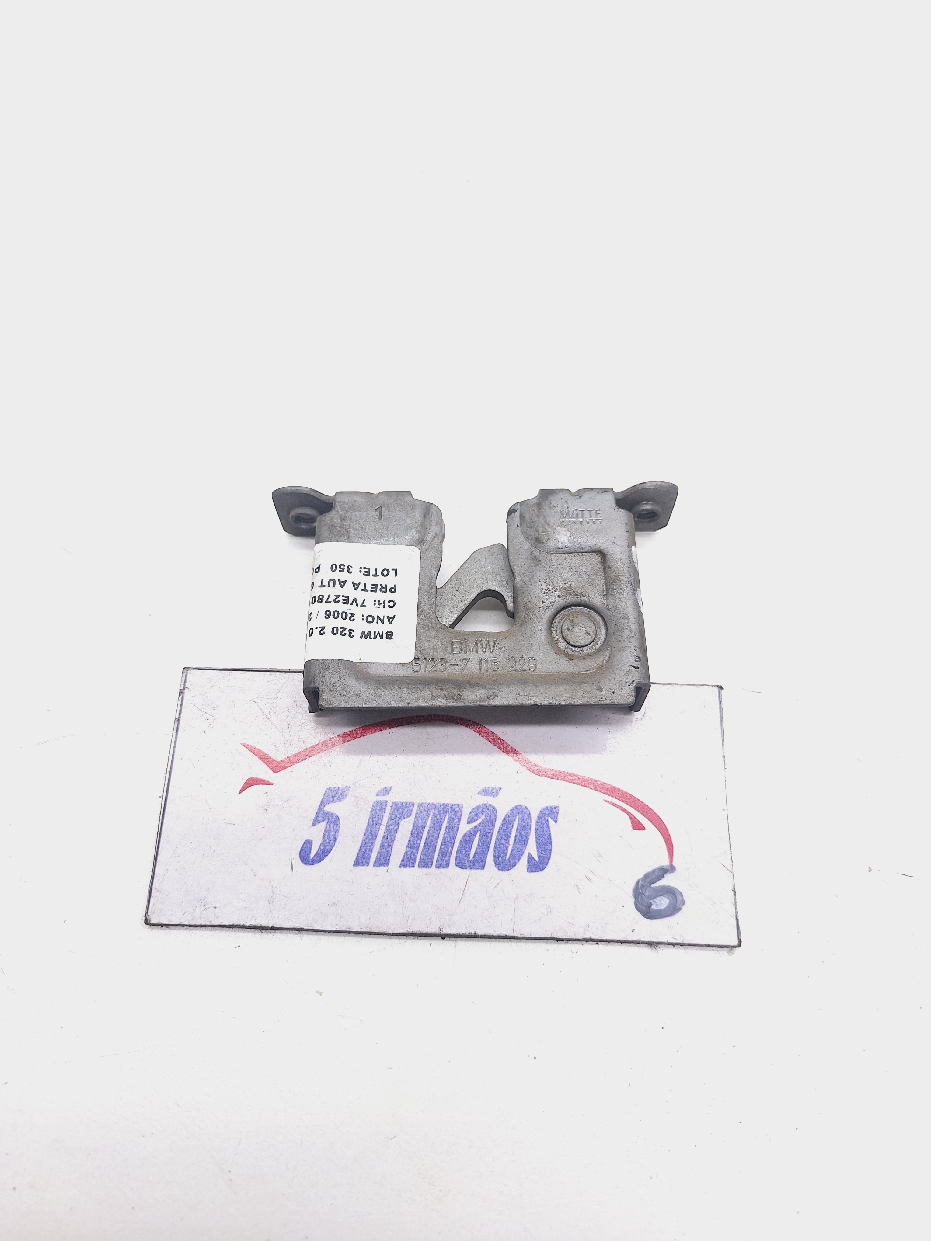 Fechadura Esquerda Capô Bmw 320i 2.0 Asp 2007 Nº51237115229