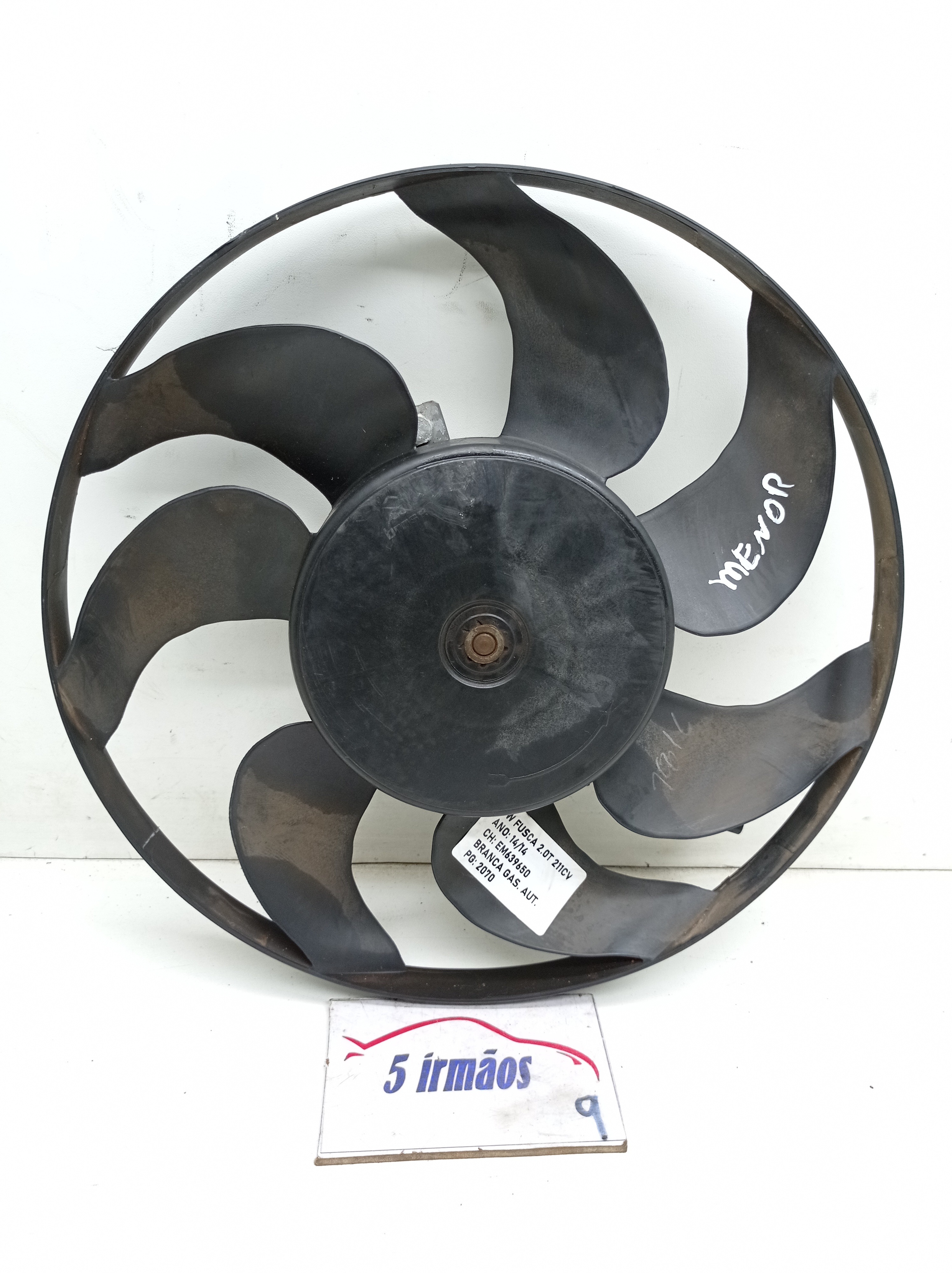 Ventoinha Menor Radiador Vw Fusca Tsi 2.0 2013 Nº1km959455e