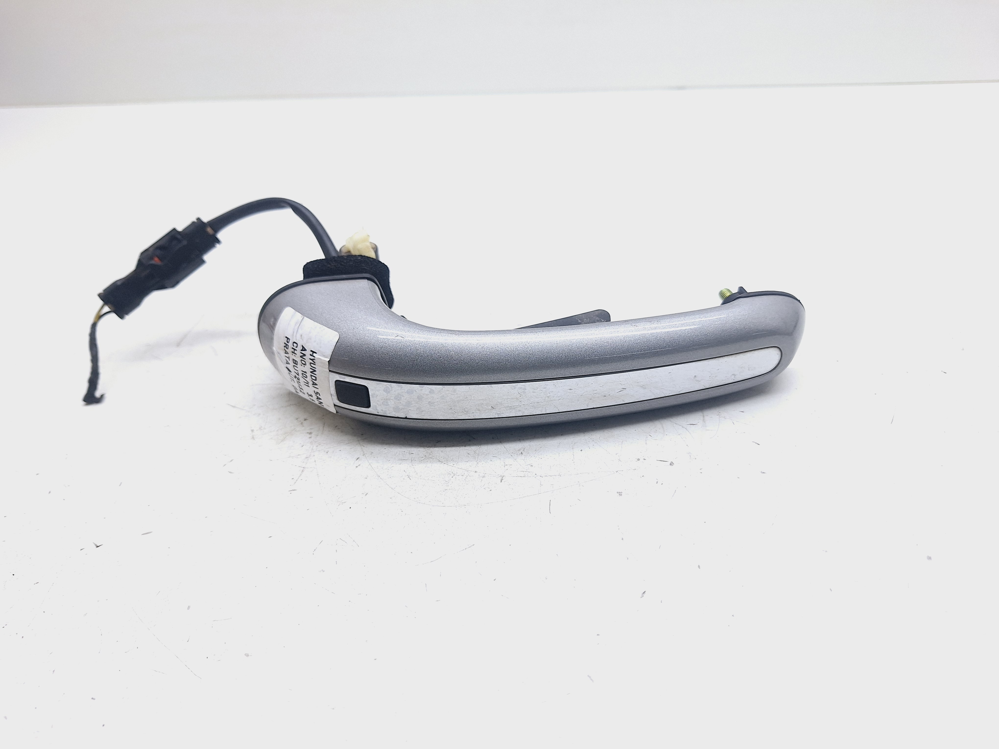 Maçaneta Externa Tampa Traseira Hyundai Santa Fé 3.5 V6 2011 Prateado Traseira