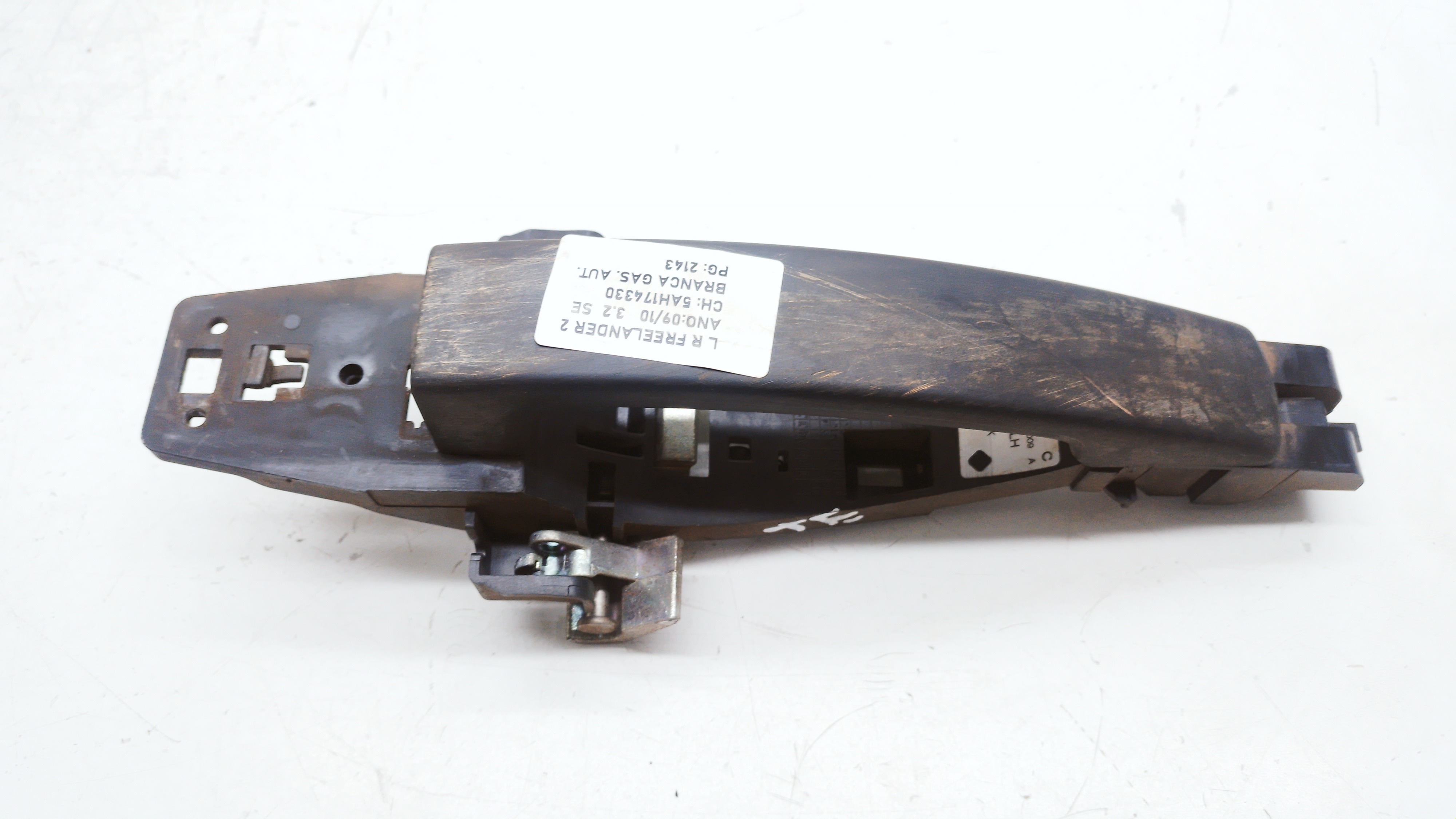Maçaneta Externa Traseira Esquerda Freelander 2 2009/ 2010 Preto Traseira