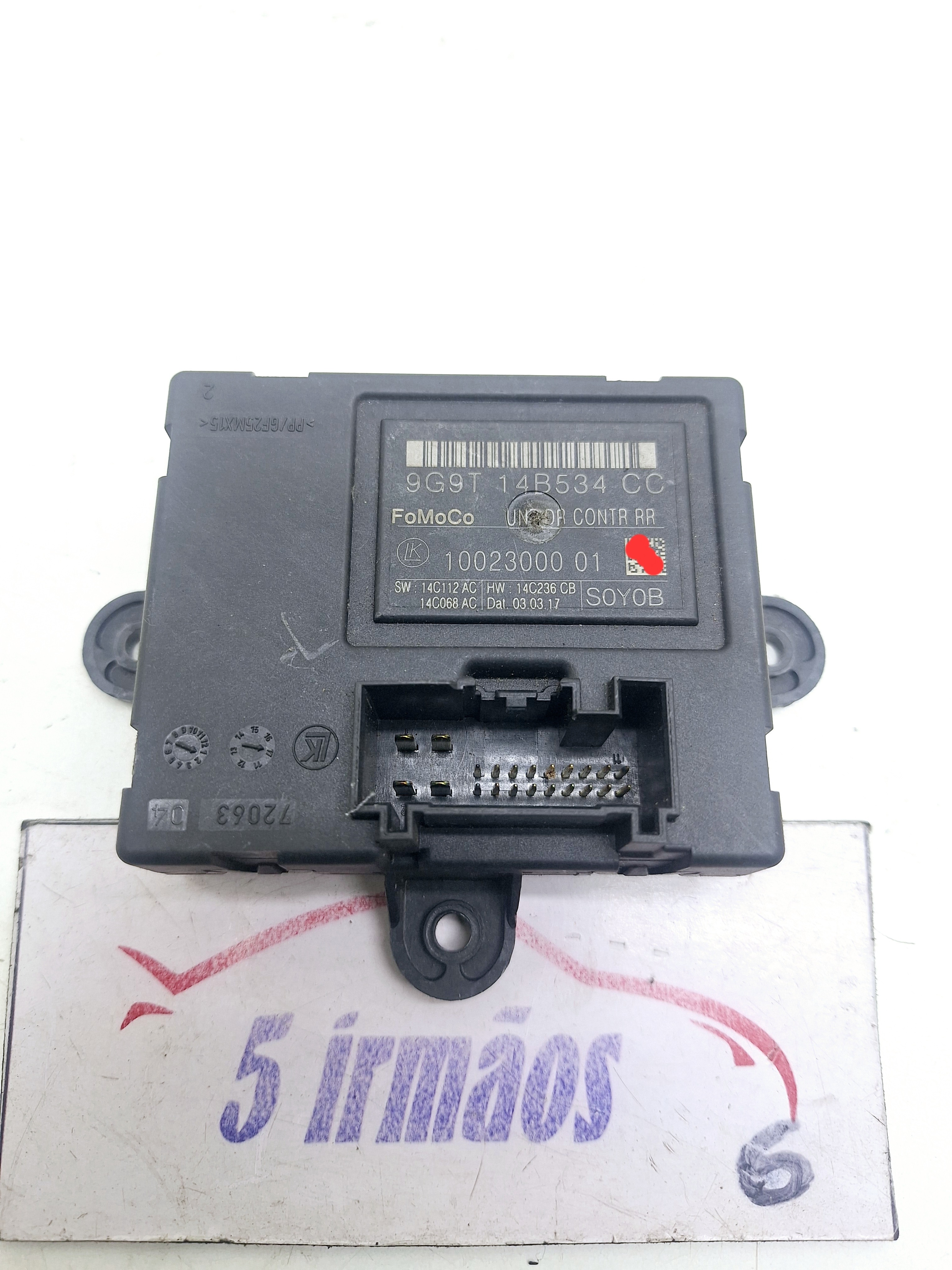 Módulo Porta Traseira Esquerda Xc60 2.4 2017 Nº9g9t14b534cc