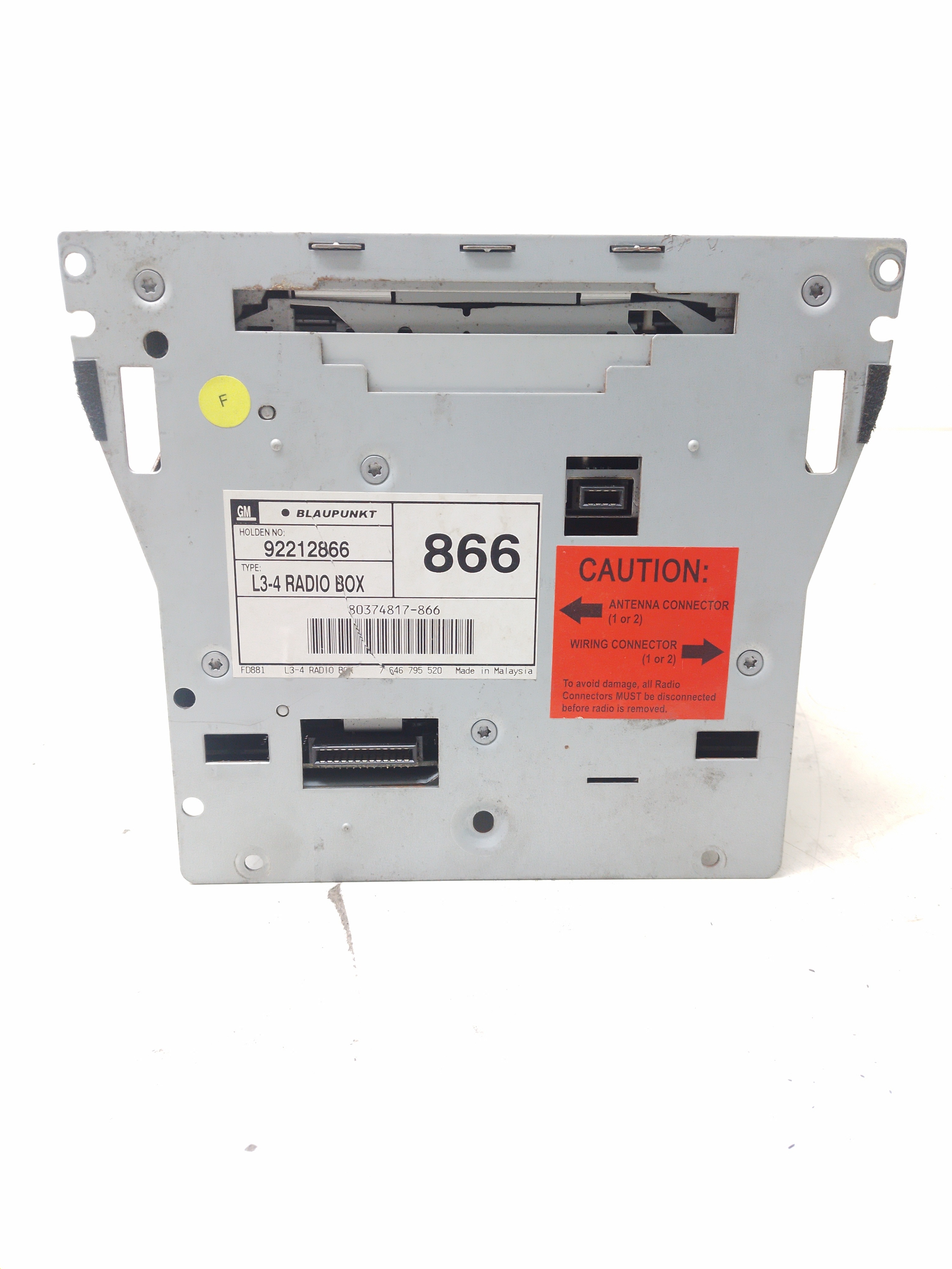 Rádio Cd Player Gm Omega 3.6 2008 2009 82212866
