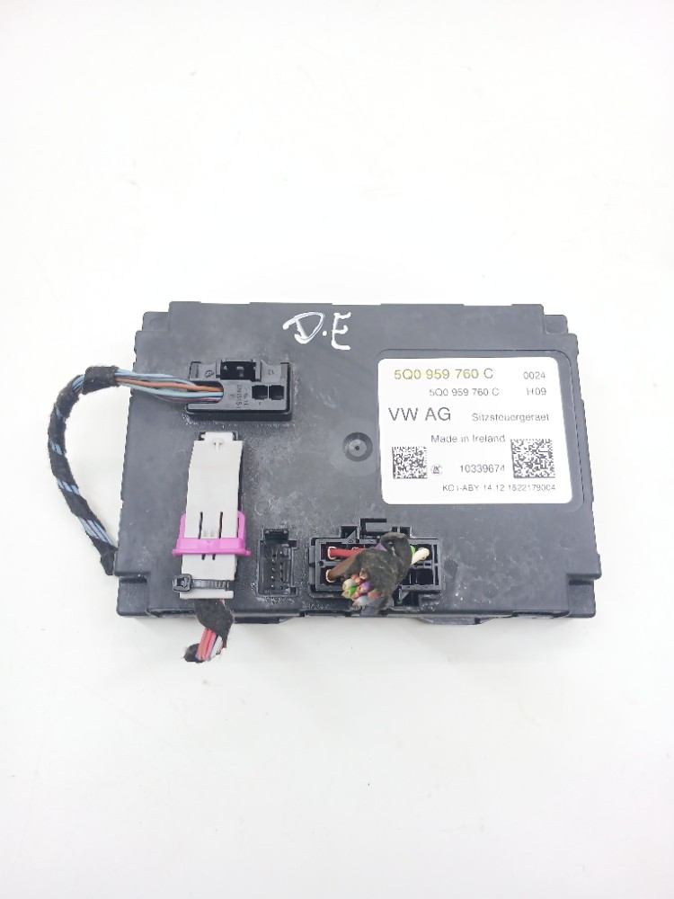 Módulo Controle Banco Dianteiro Vw Tiguan Tsi 2.0 5q0959760c