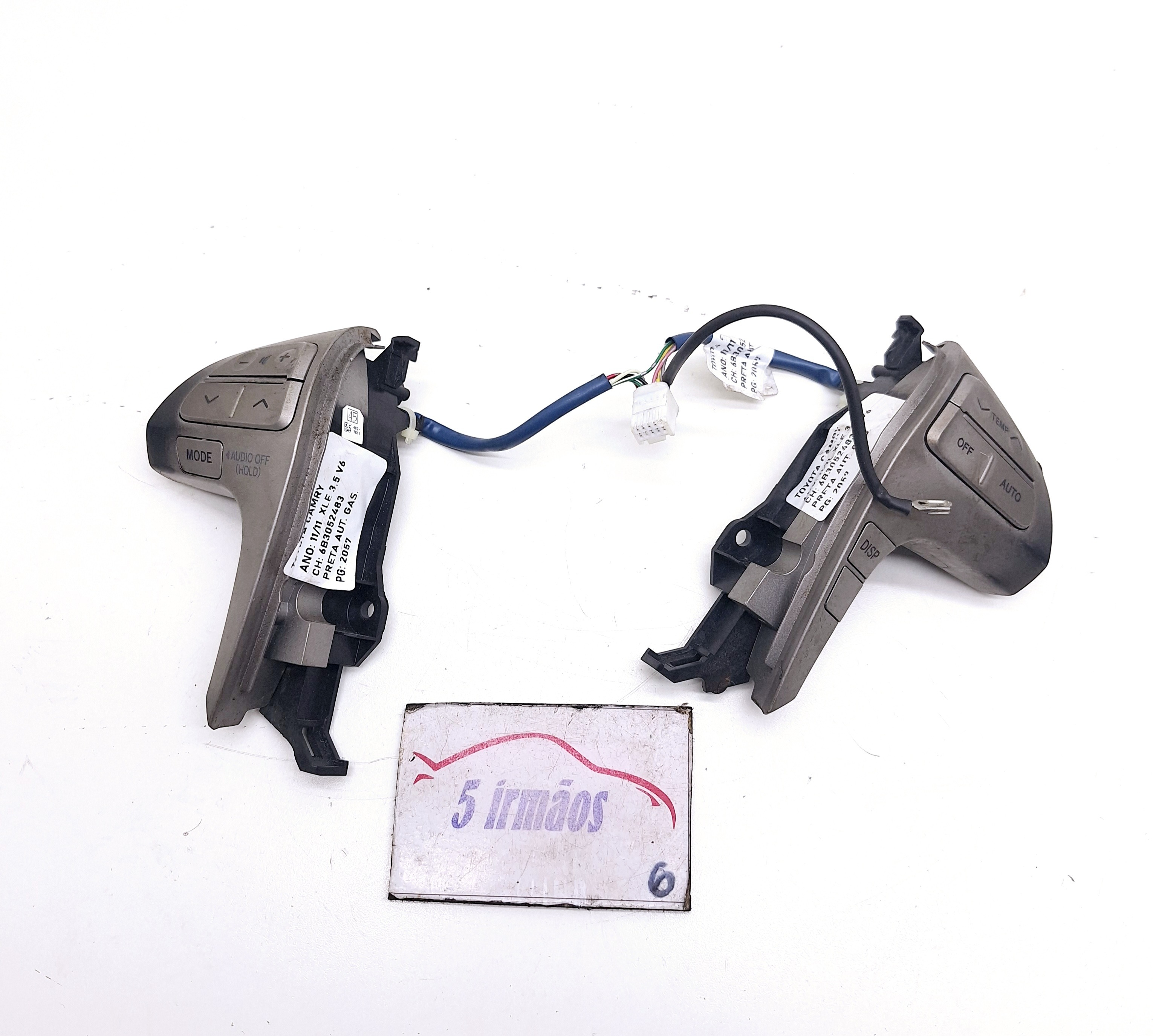 Botões Comando Volante Toyota Camry 3.5 V6 2010/2011