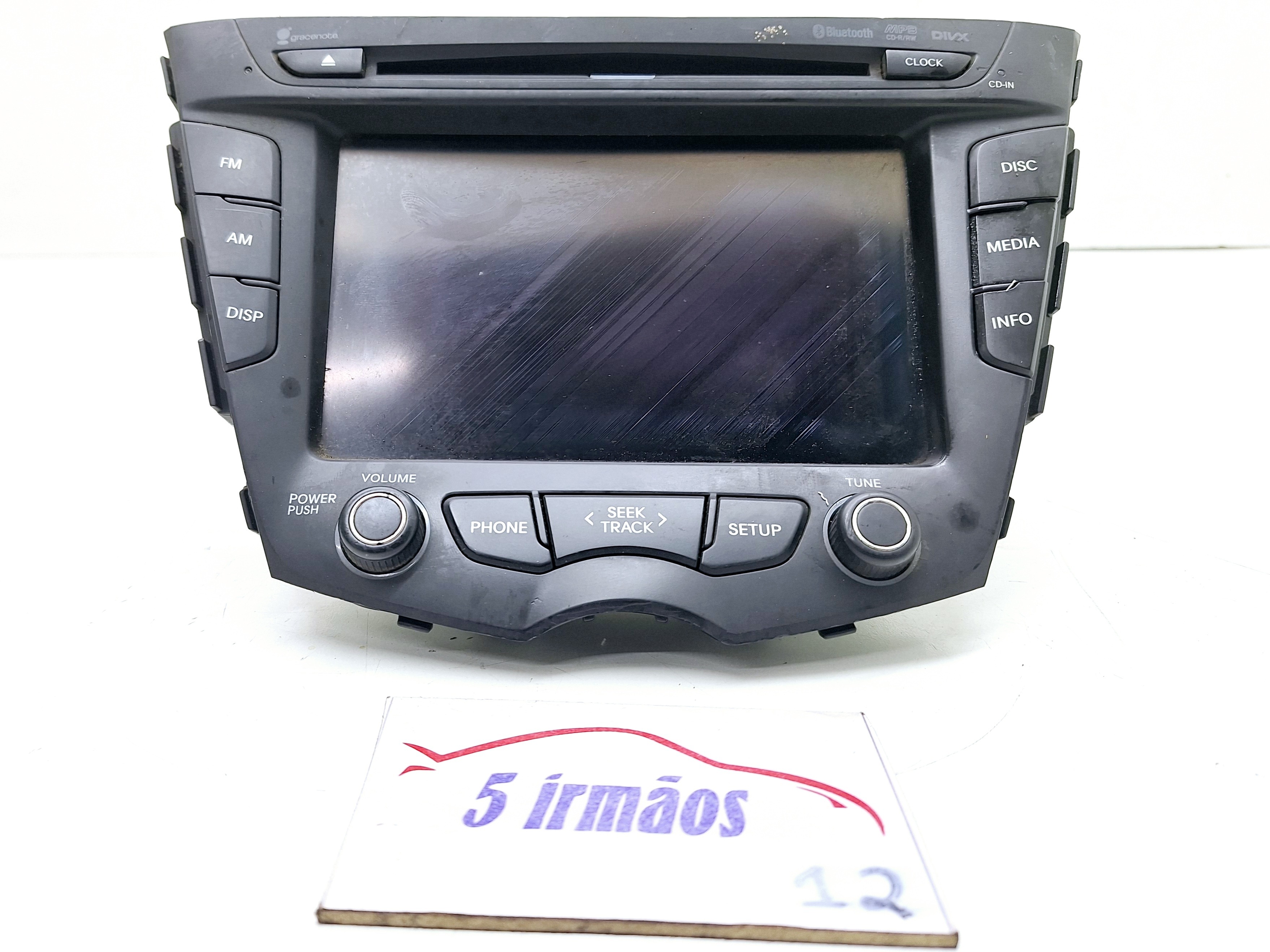 Rádio Cd Player Hyundai Veloster 1.6 2012 Nº965602v420 Preto
