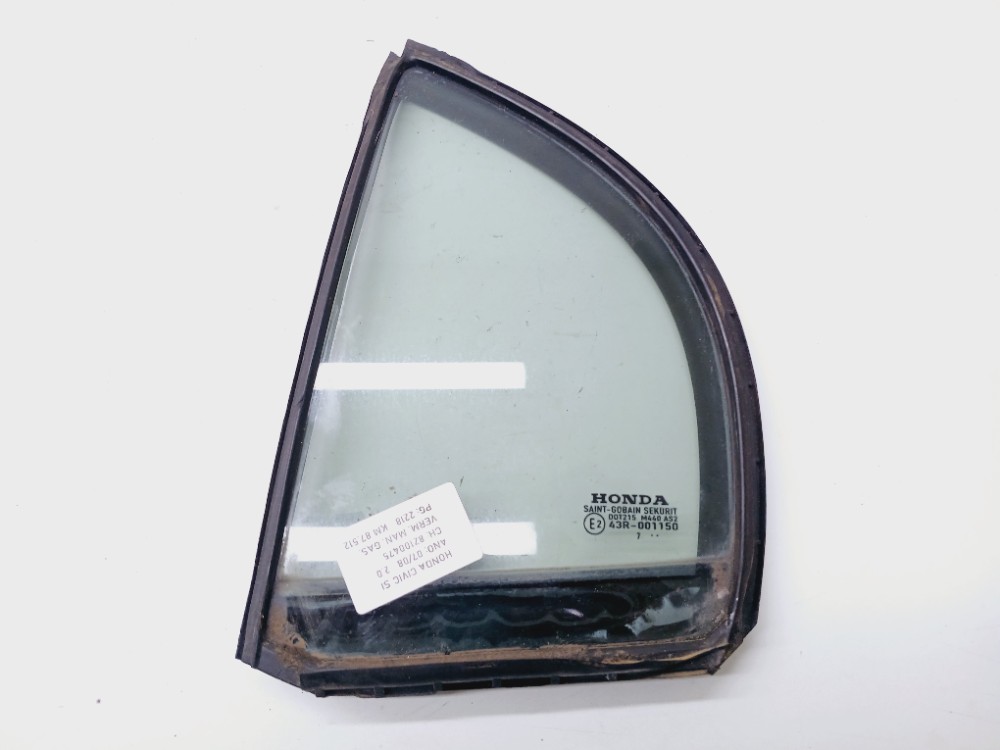 Vidro Fixo Traseiro Esquerdo Honda Civic 2.0 Si 2007 2008