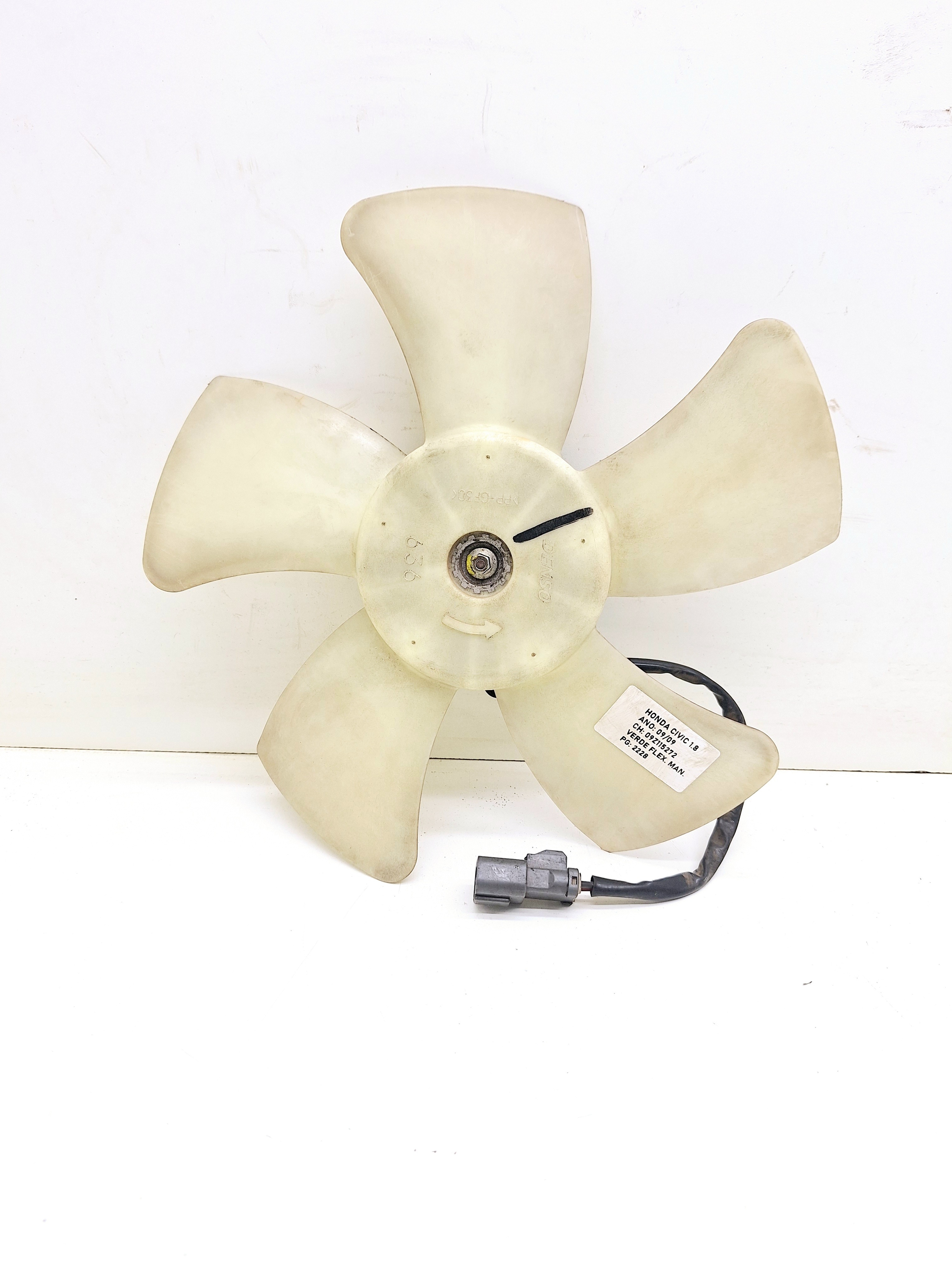 Ventoinha Radiador C/ Motor Honda Civic 1.8 Manual 2009