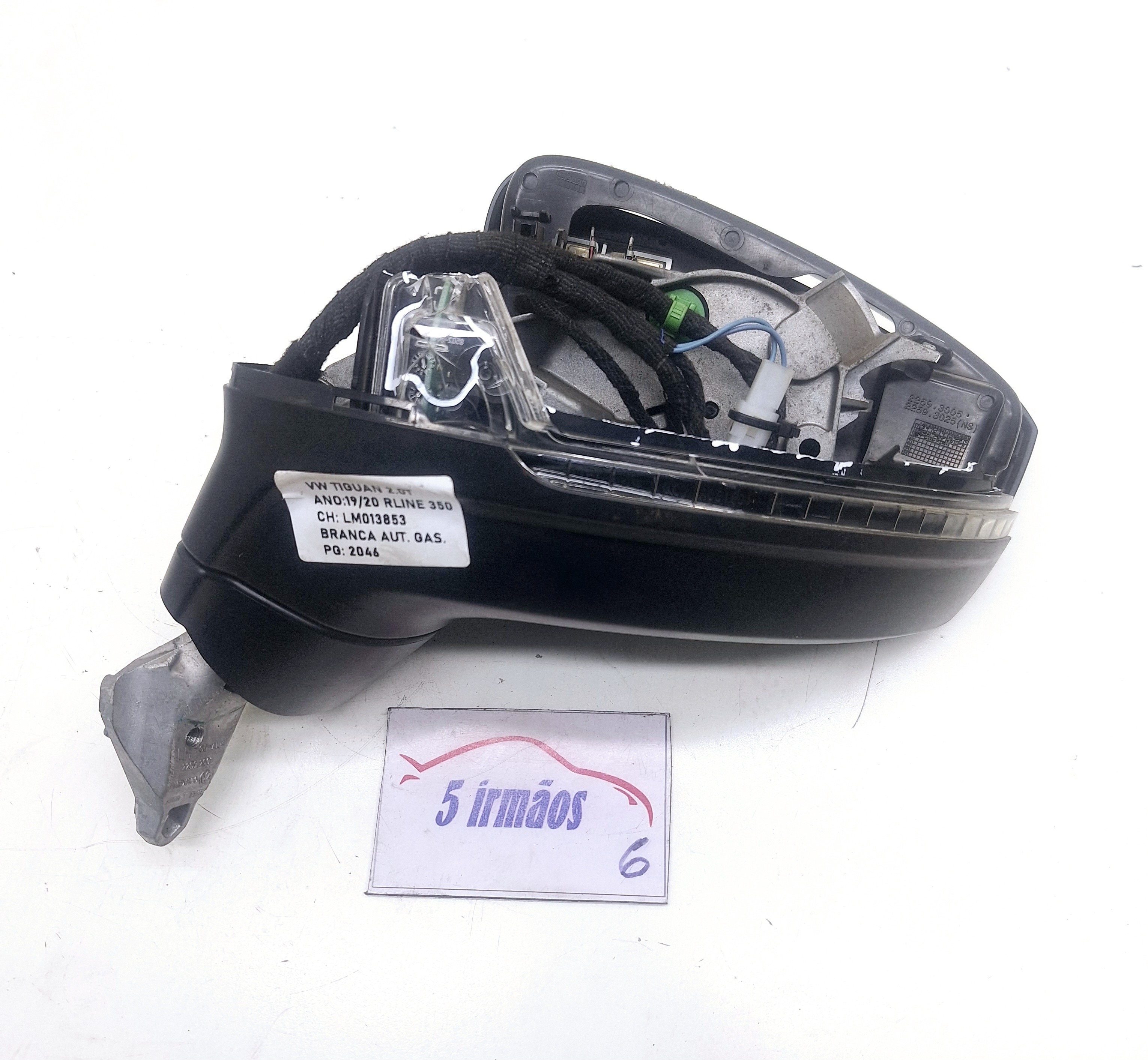 Retrovisor Esquerdo C/pisca Vw Tiguan Tsi 2.0 2019/2020