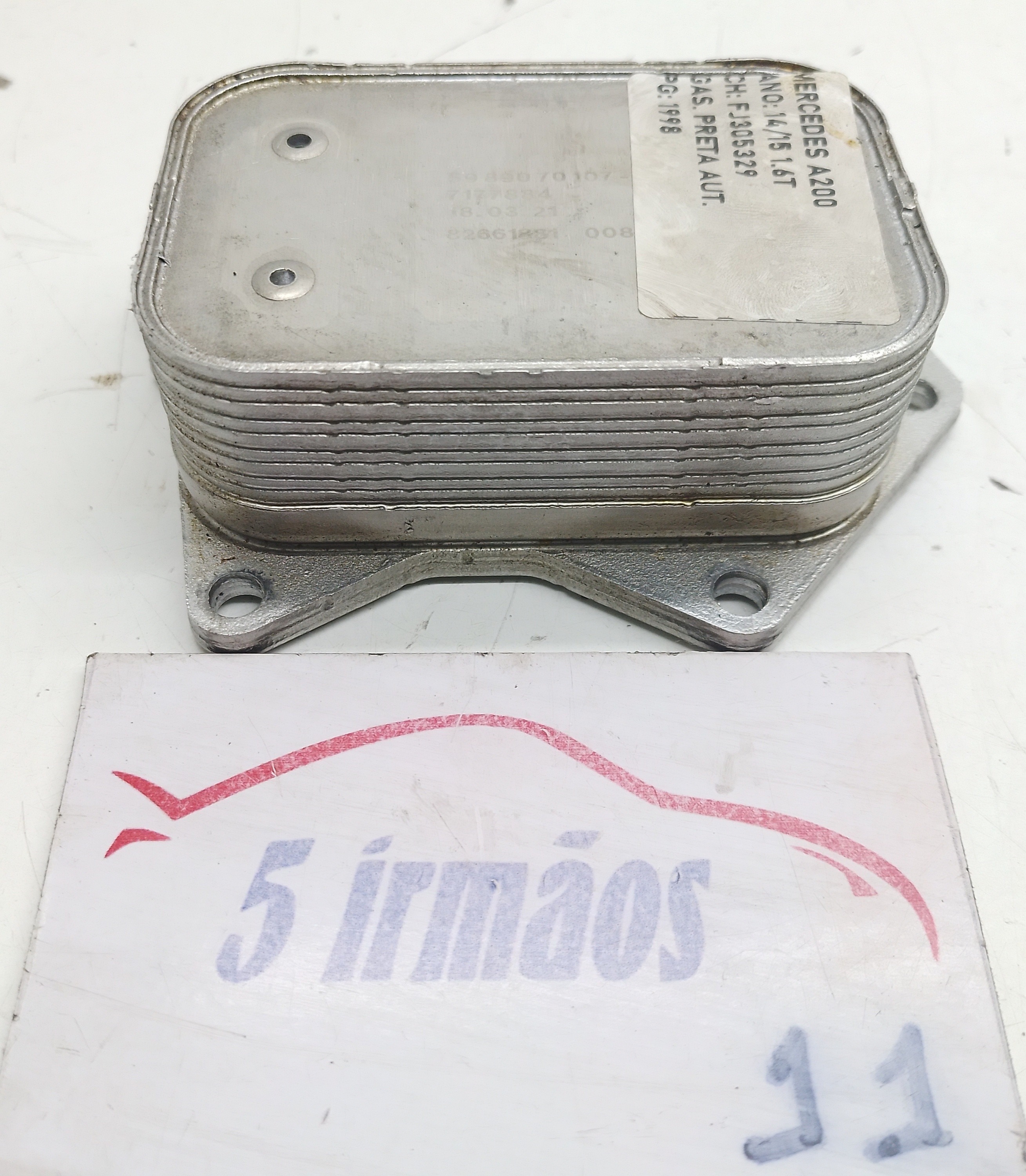 Resfriador Óleo Motor Mercedes A200 1.6 2014 Nº5980710711