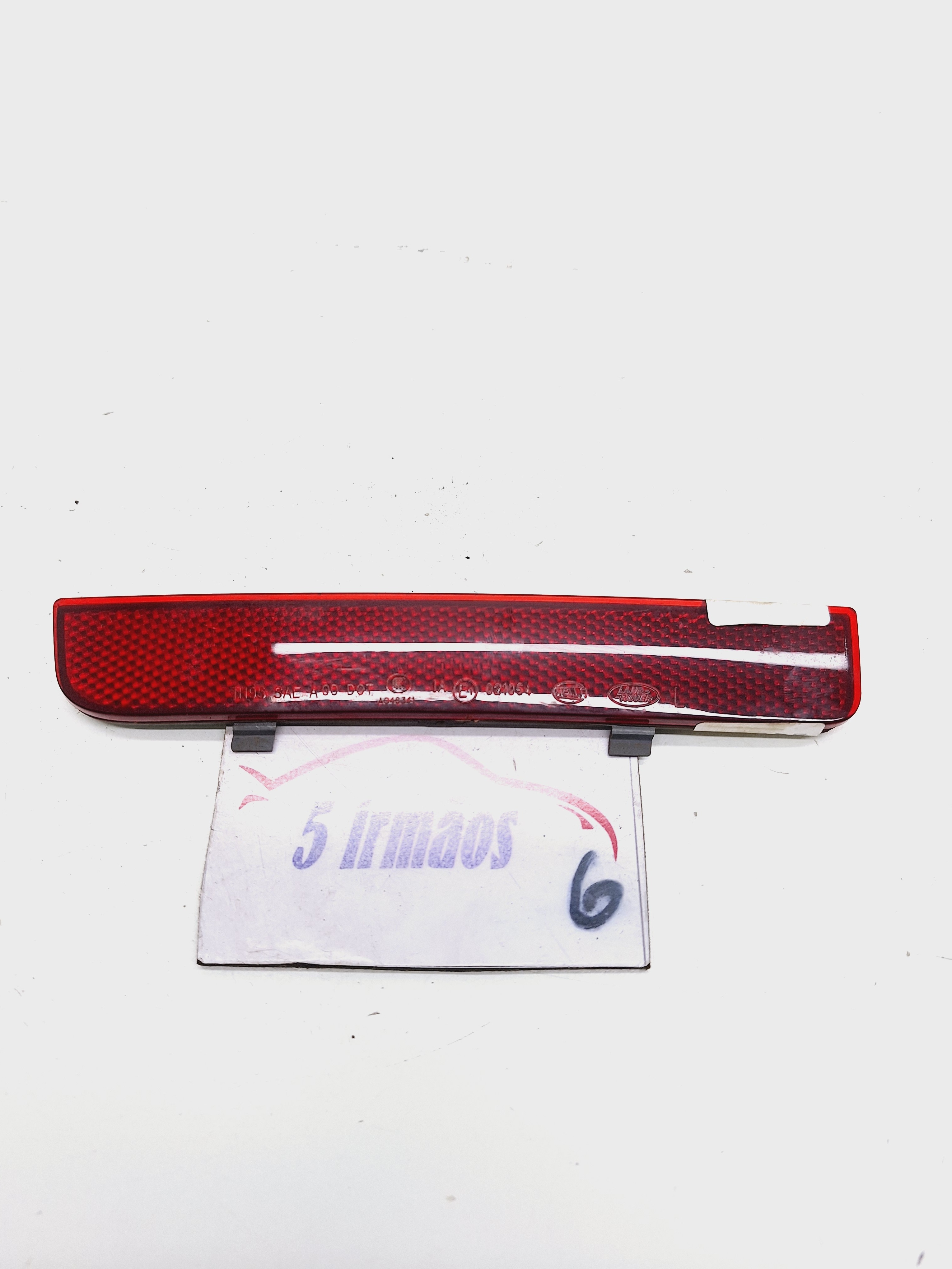 Refletor Olho Gato Traseiro Esquerdo Freelander 2 2.2 2011 Vermelho