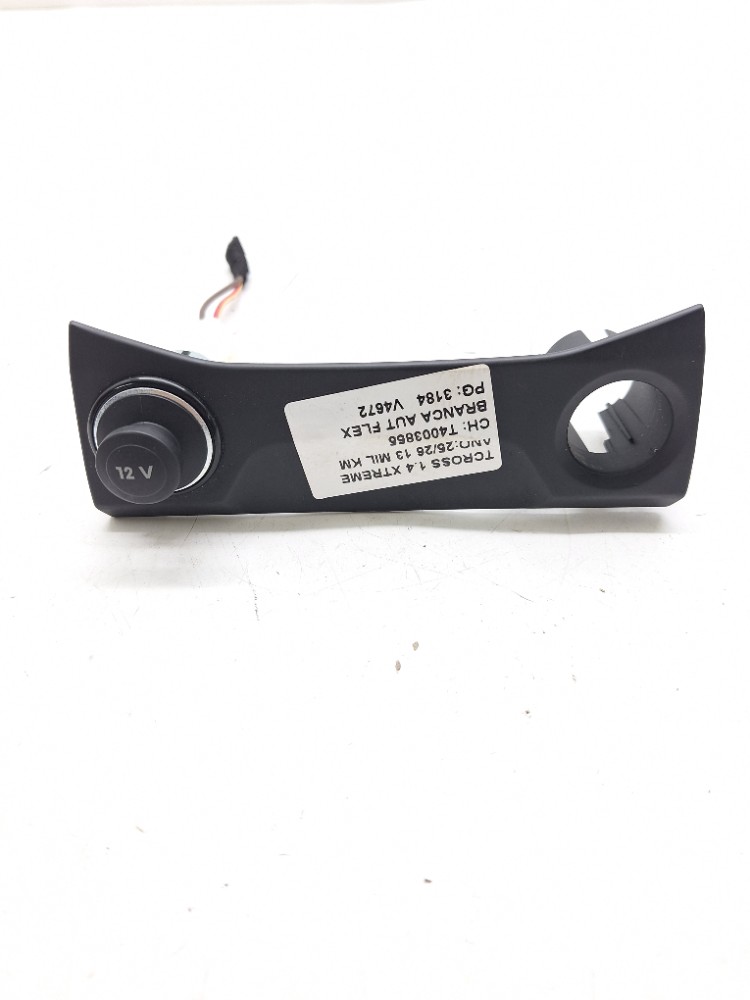 Acabamento C Tomada 12V Vw tcross Xtreme 1.4 2026 2gp863337a