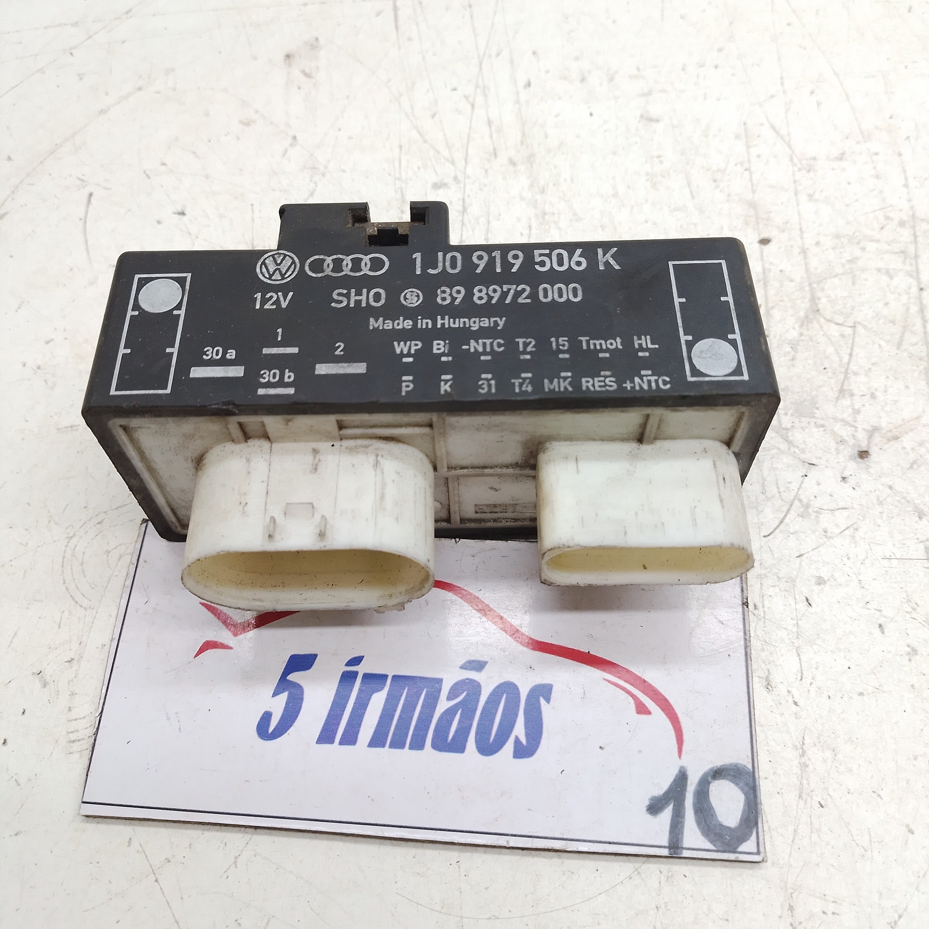 Modulo Relé Ventoinha Audi A3 1.8 2006 N1j0919506k