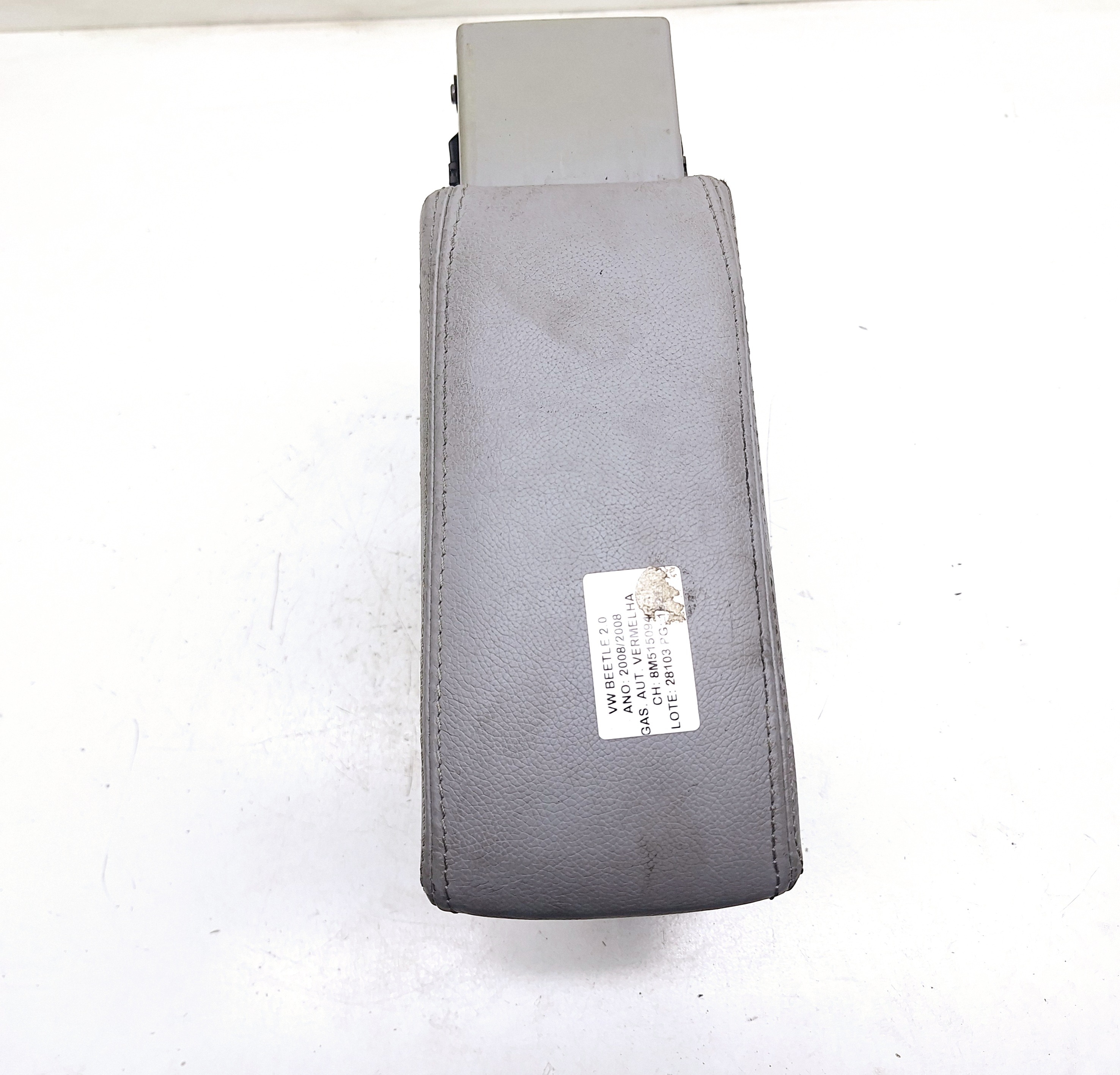 Apoio Braço Console Central Vw New Beetle 2.0 2007/ 2008 Cinza