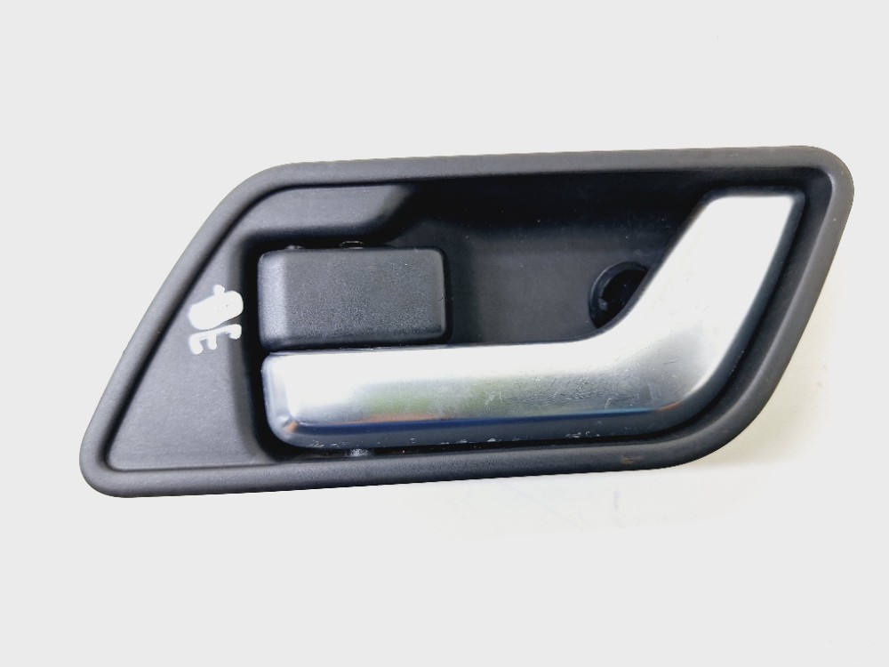 Maçaneta Interna Dianteira Esquerda Freelander 2 2.2 2013 Preto E Prata