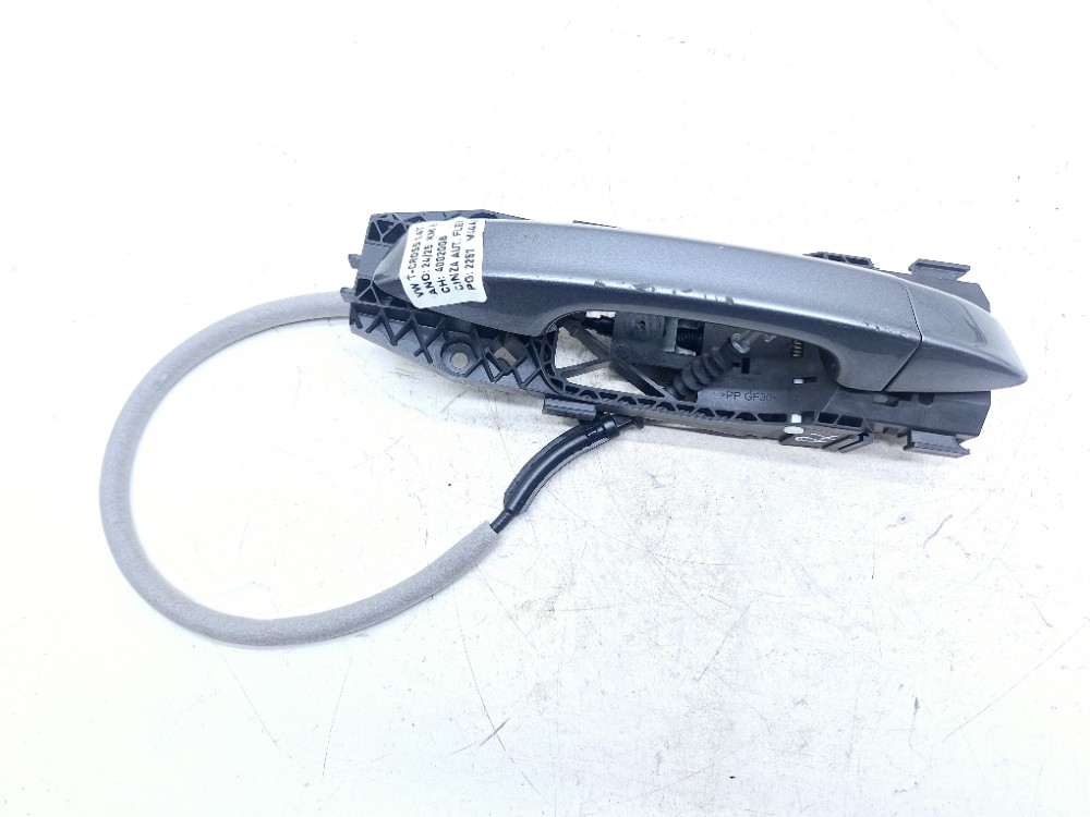 Maçaneta Externa Traseira Direita Vw Tcross Tsi 1.4 2025 Preto Traseira