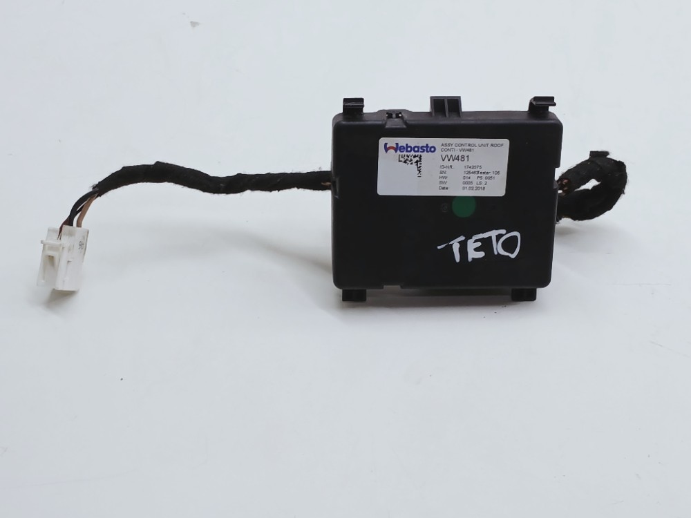 Módulo Teto Solar Vw Passat 2.0t 2018 4m0907594
