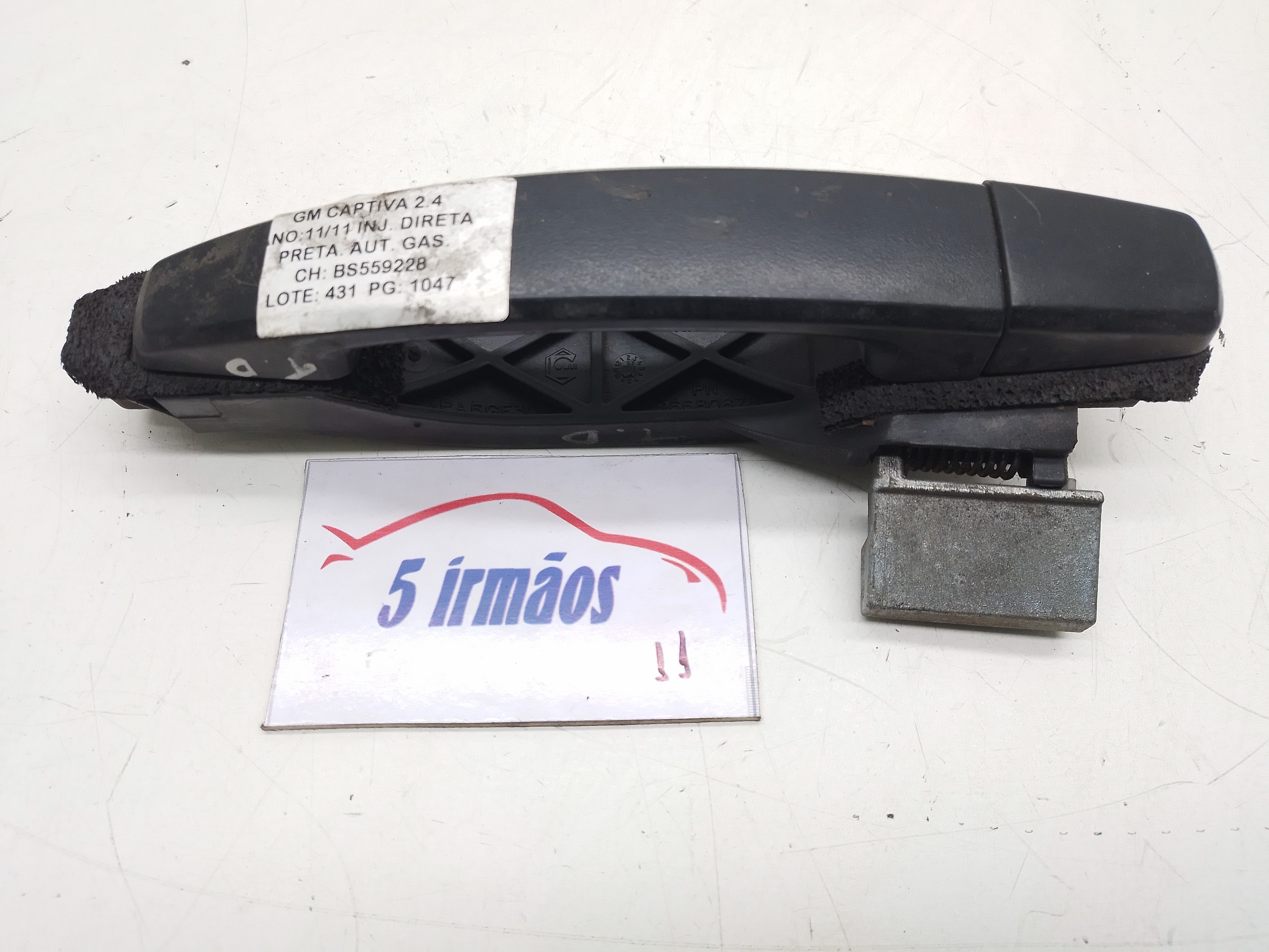 Maçaneta Externa Traseira Direita Gm Captiva 2.4 2011 / 2012 Preto Traseira
