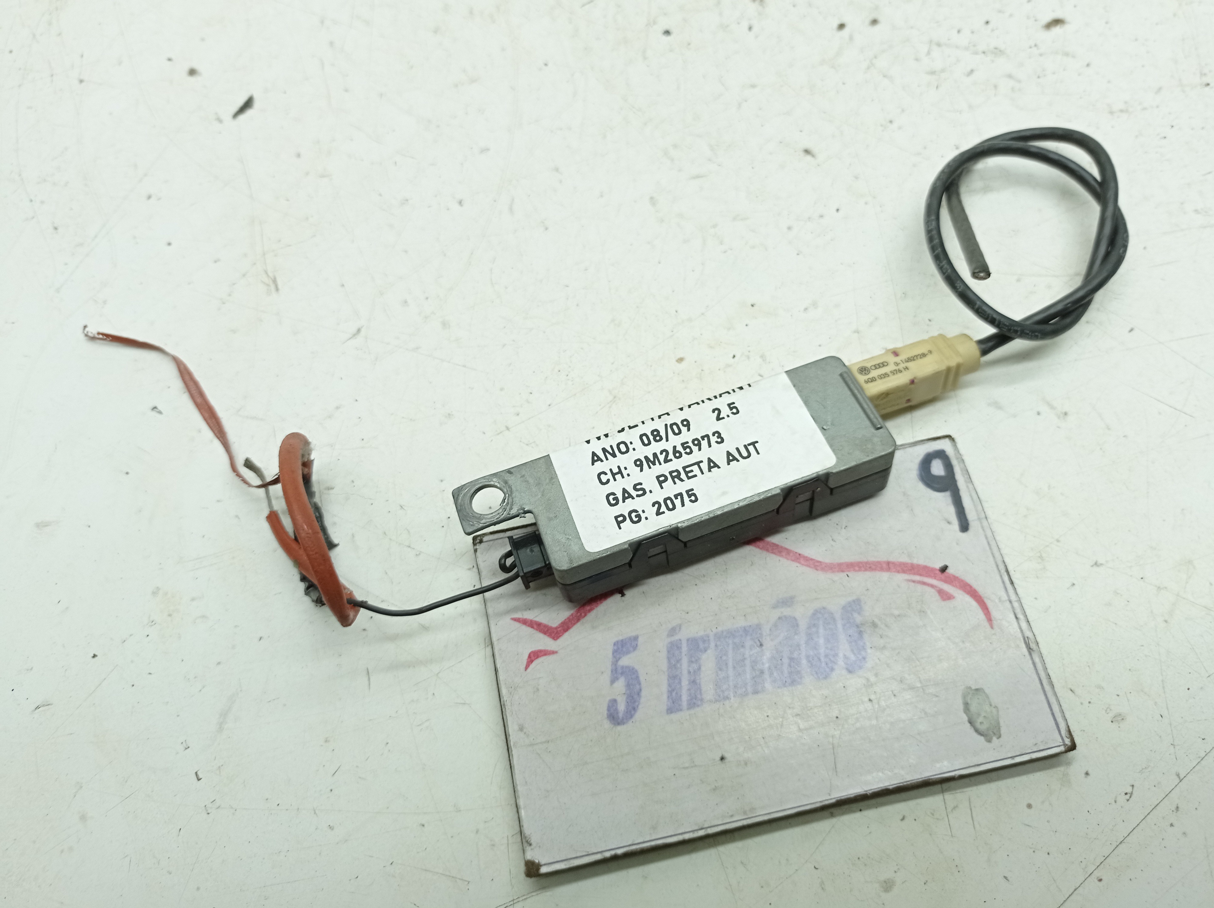 Amplificador Antena Vw Jetta 2.5 2008 / 2009 N1k9035577
