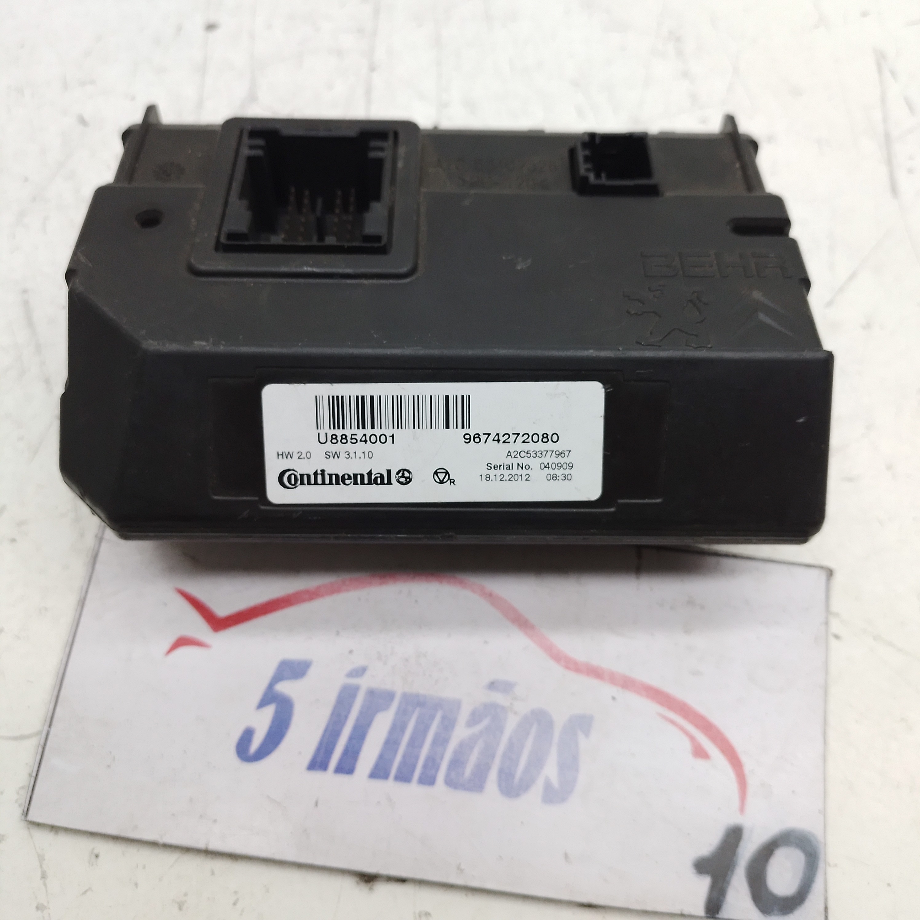 Módulo Radiador Citroën C3 1.4 2010 / 2011 Na2c53402526