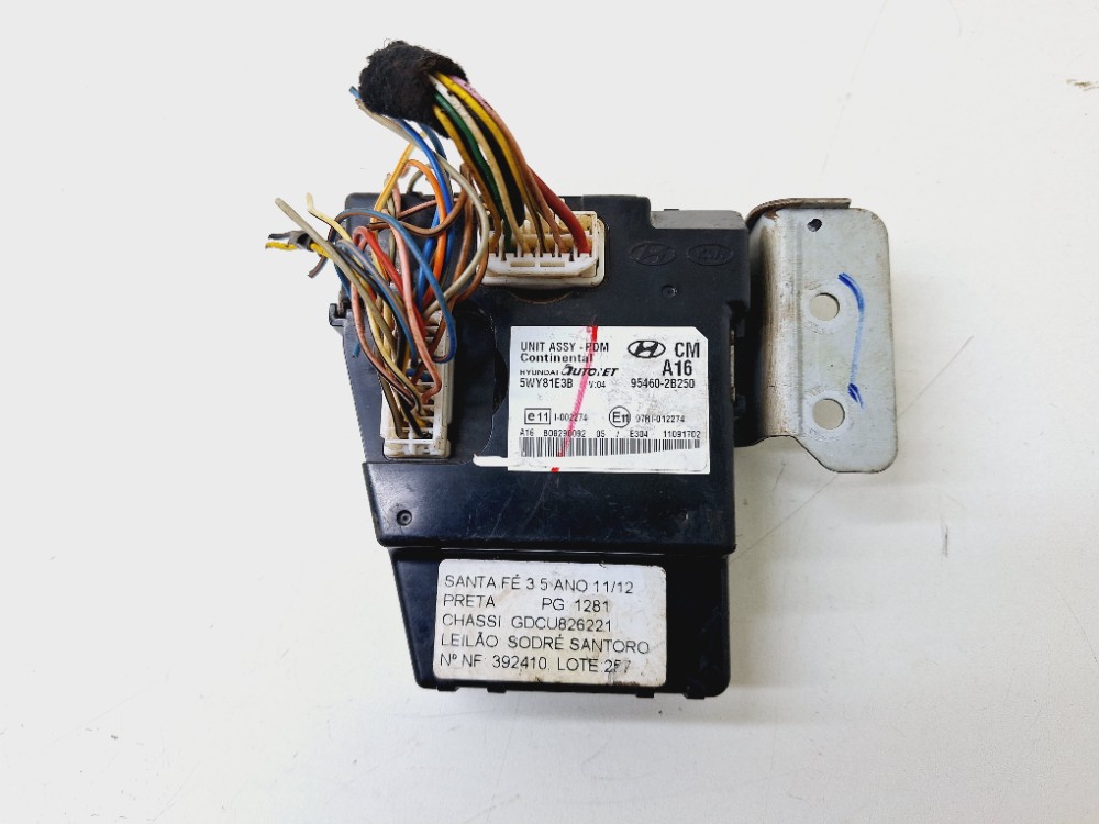Módulo Controle Pdm Hyundai Santa Fé  3.5 2011 954602b250
