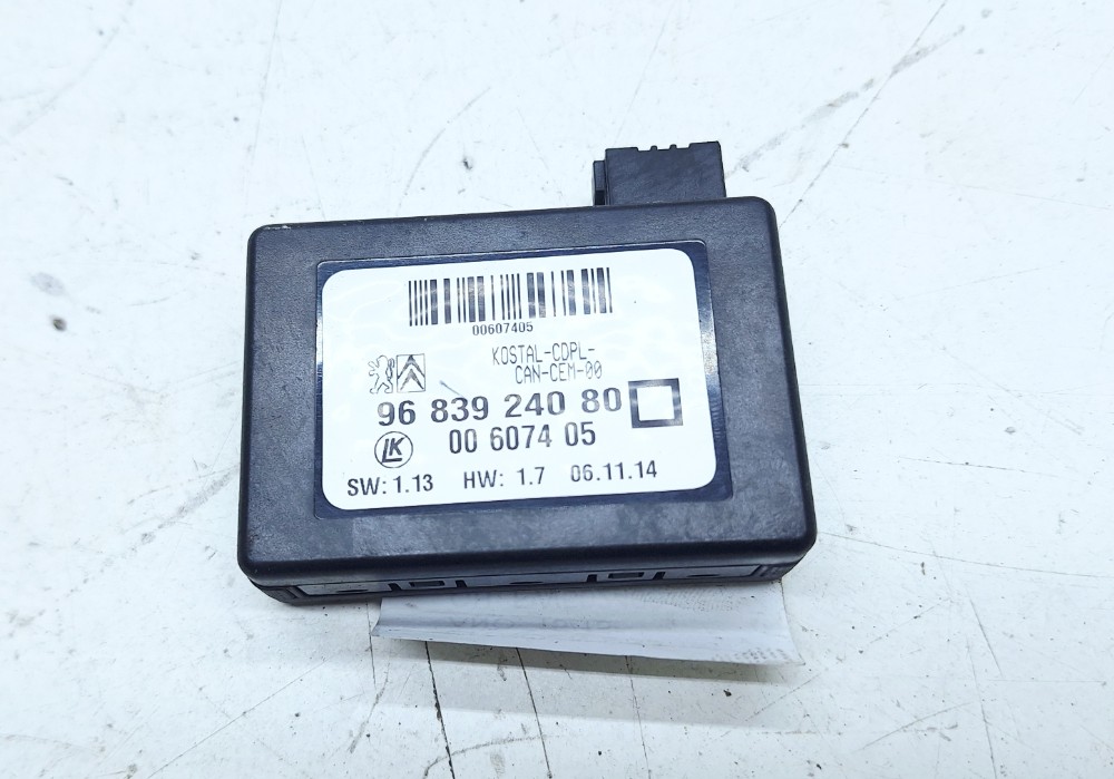 Módulo Sensor Chuva Citroen Ds3 1.6 2015 9683924080