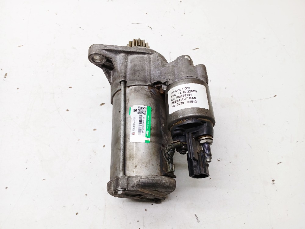 Motor Arranque Vw Golf Gti 2.0 Turbo 2015 02e911024b