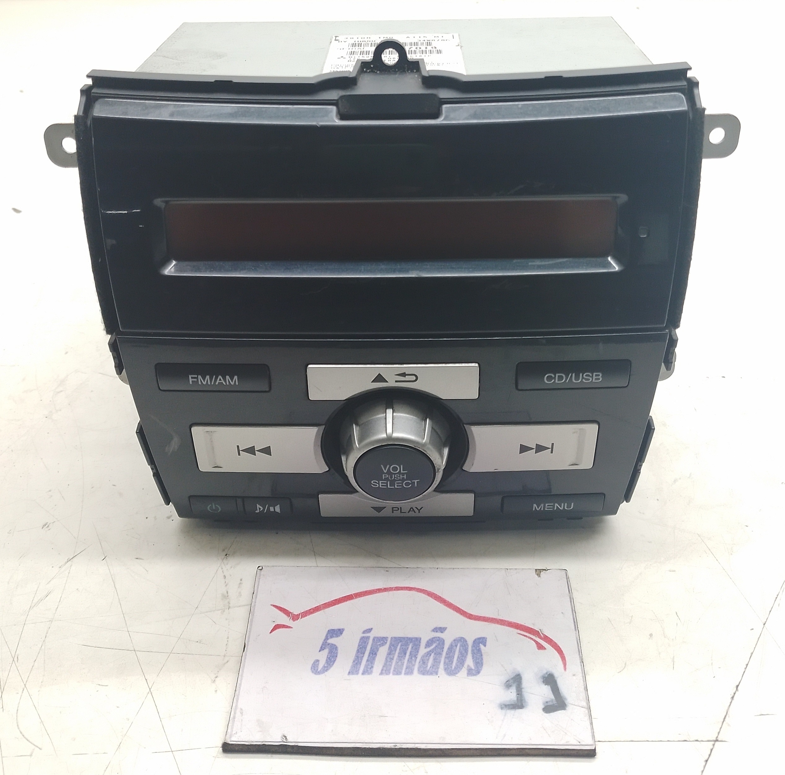 Rádio Cd Player Honda City 1.5 2011 Nº39100tm0