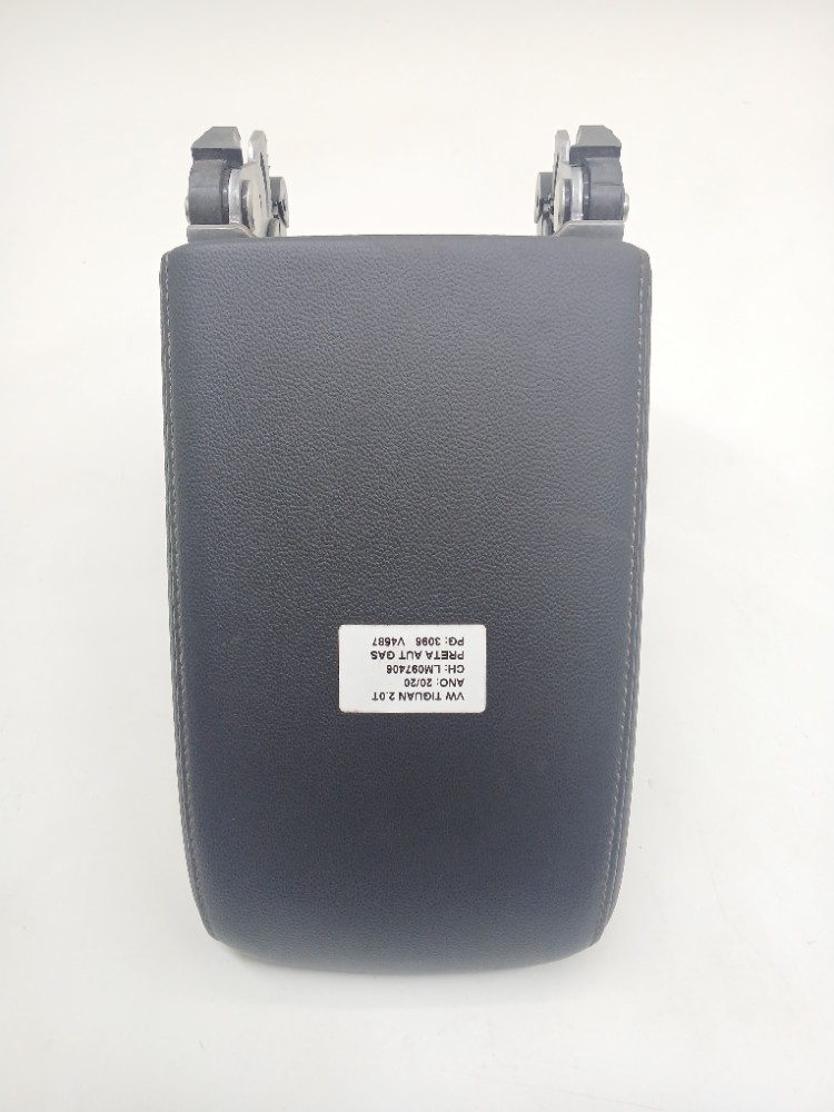 Apoio Braço Console Central Vw Tiguan Tsi 2.0 2020 Preto