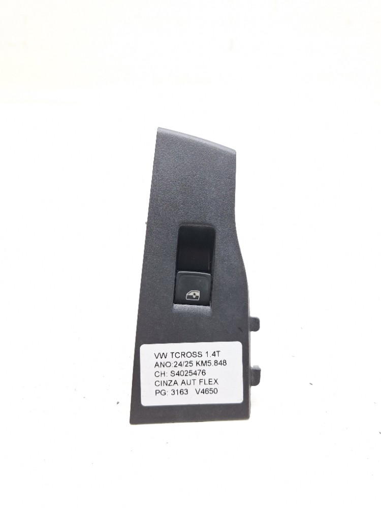 Botão Vidro Traseiro Esquerdo Vw Tcross Tsi 1.4 2024 2025