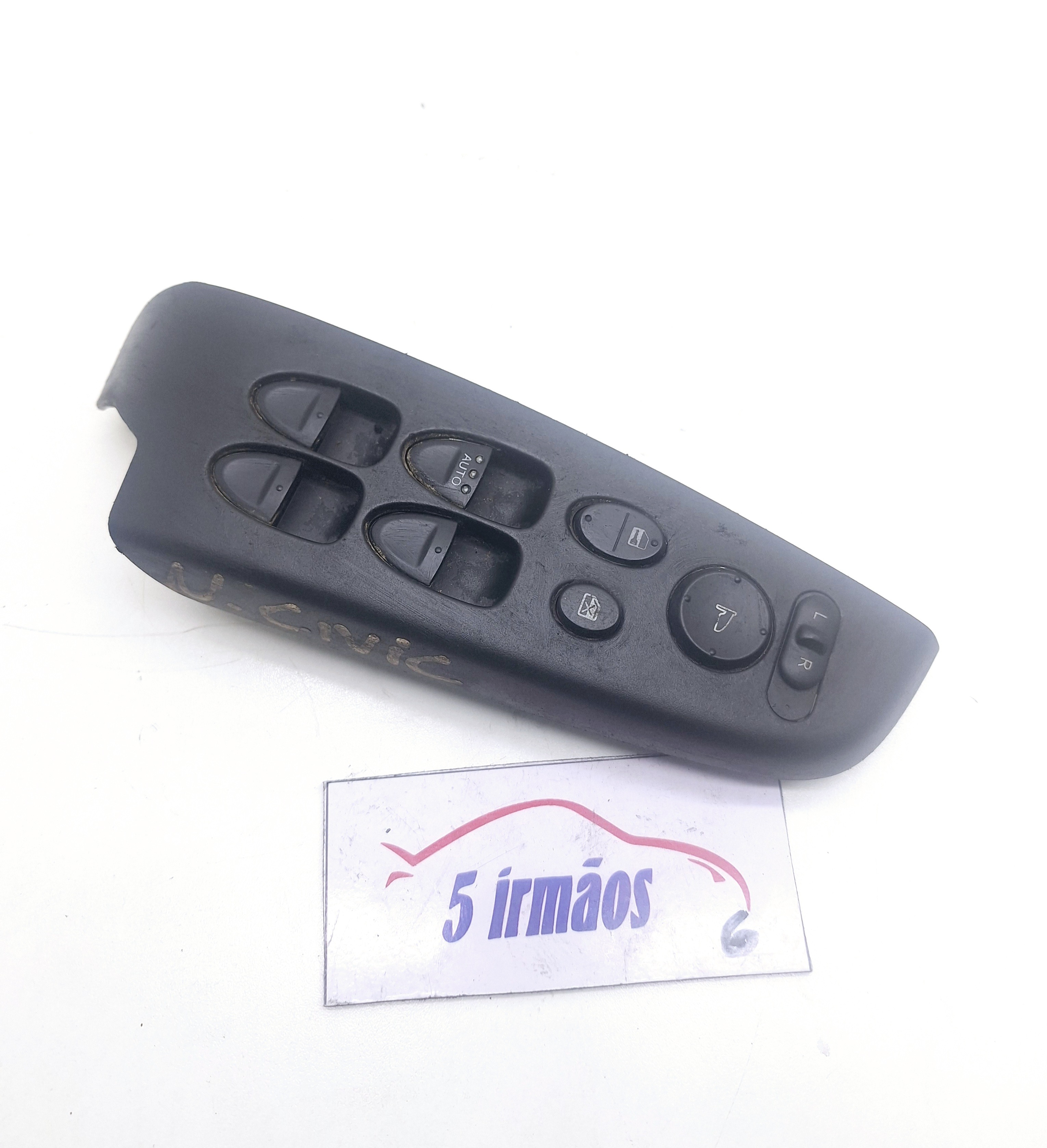Comando Vidro Dianteiro Esquerso Honda Civic 1.8 2007