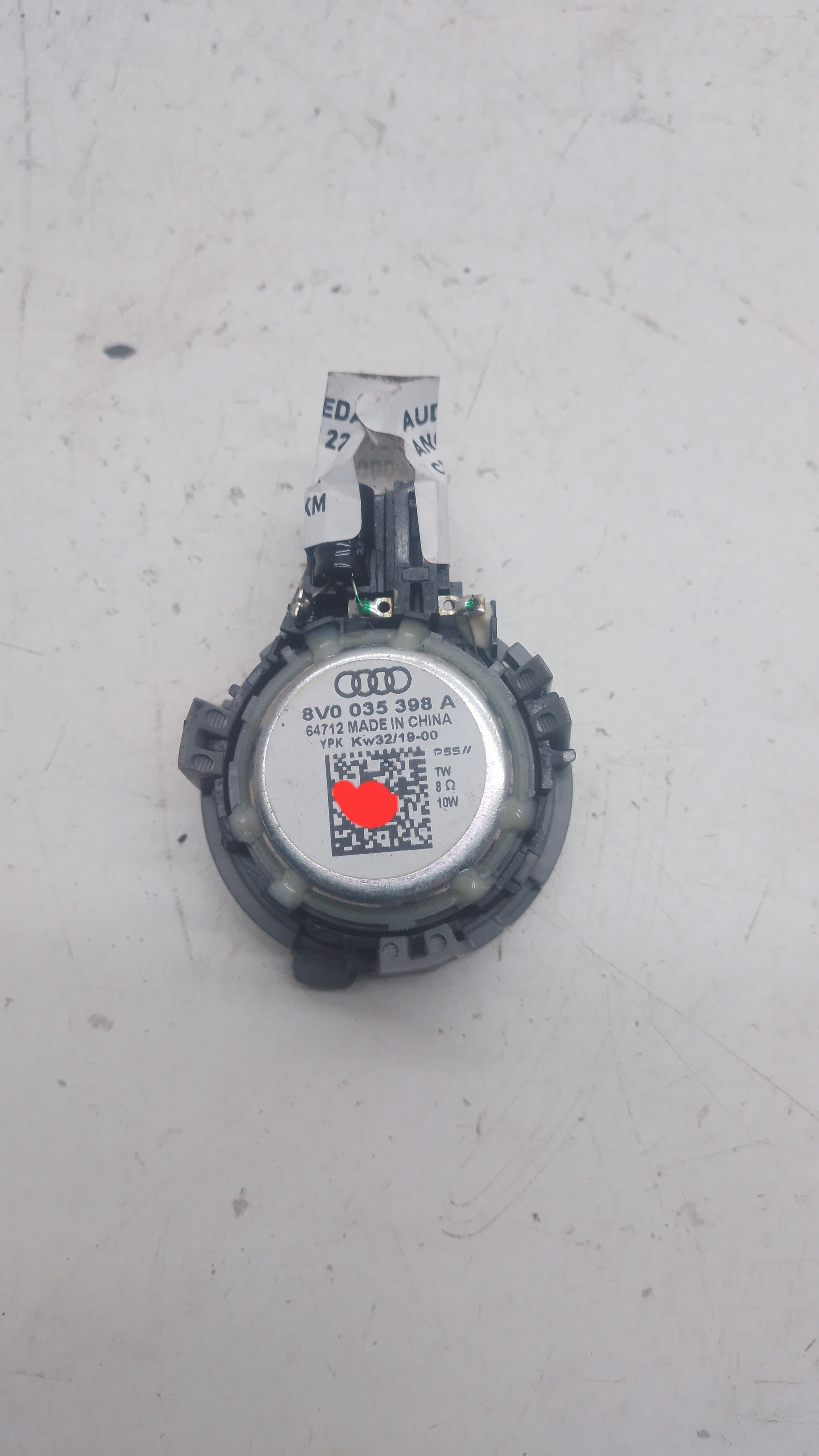 Alto Falante Tweeter Audi A3 Sedan 2.0 2021 Nº8v0035398a Preta