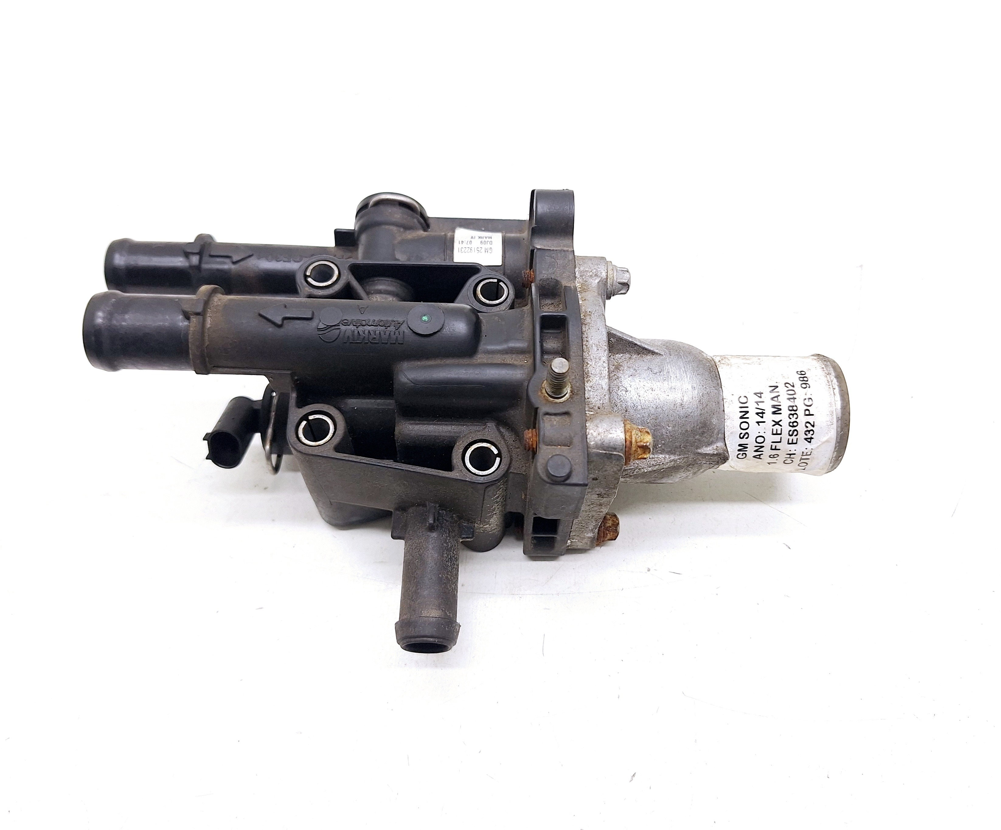 Carcaça Válvula Termostática Gm Sonic 1.6 2014 N55575062
