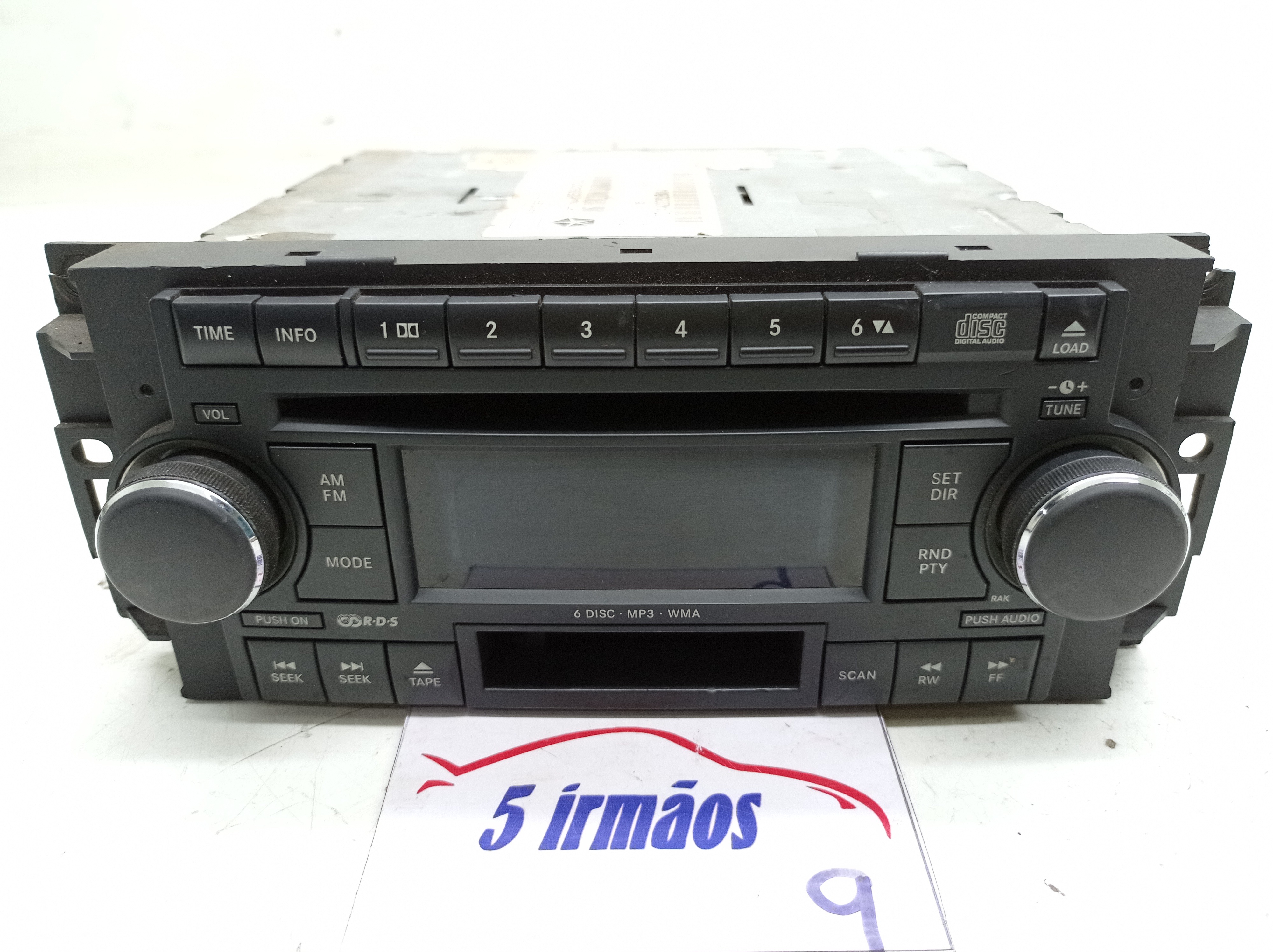 Rádio Cd Player Chrysler 300c 5.7 2005 / 2006 P05064032ak