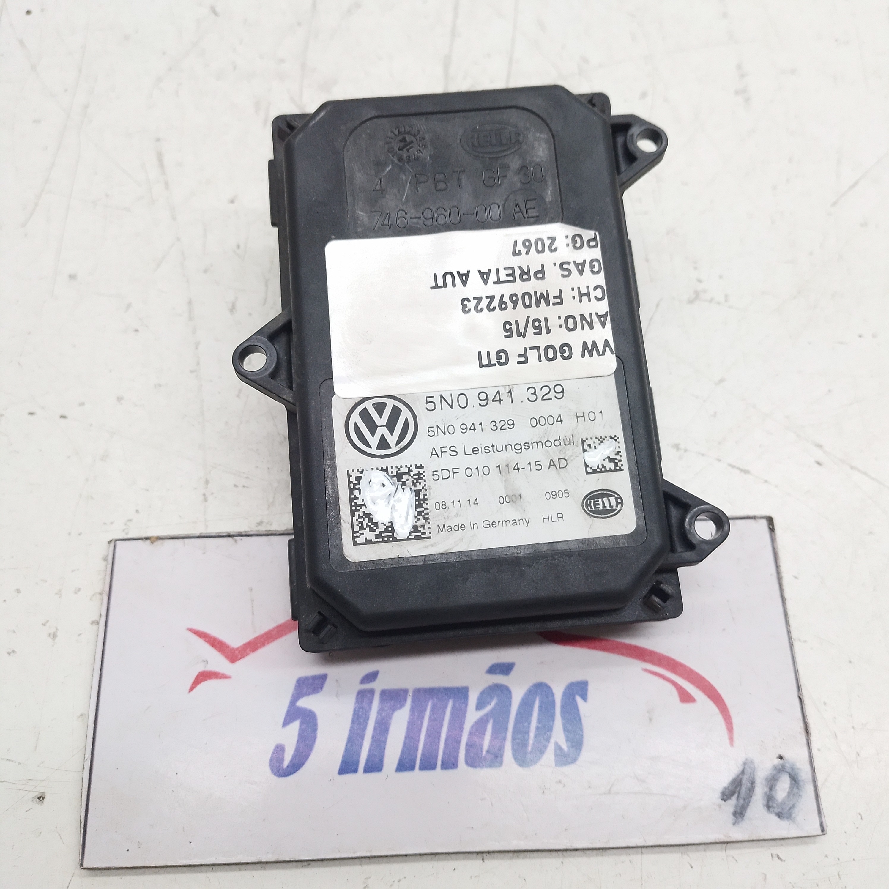 Módulo Reator Xênon Farol Vw Golf Gti 2.0 2015 N5n0941329