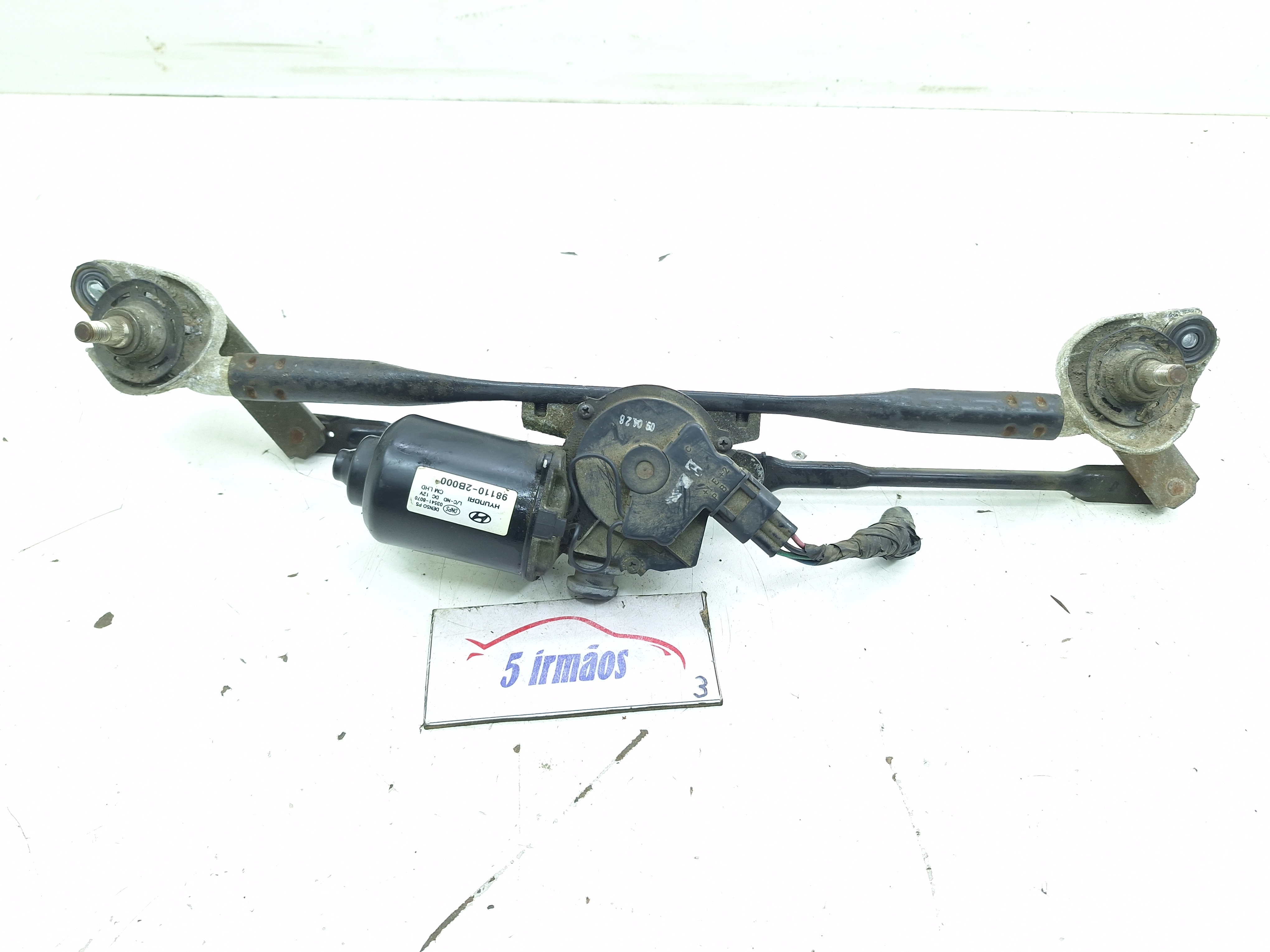 Motor Limpador Parabrisa Hyundai Santa Fé 2.7 2010 / 2011