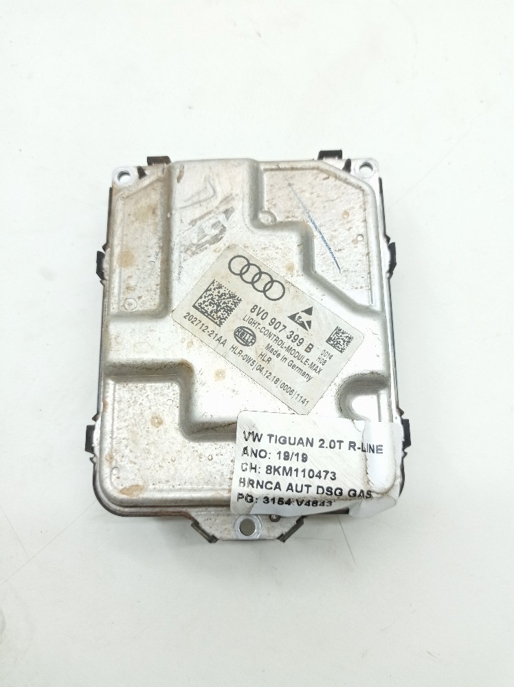 Módulo Reator Farol Esquerdo Vw Tiguan 2.0 2019 8v0907399b