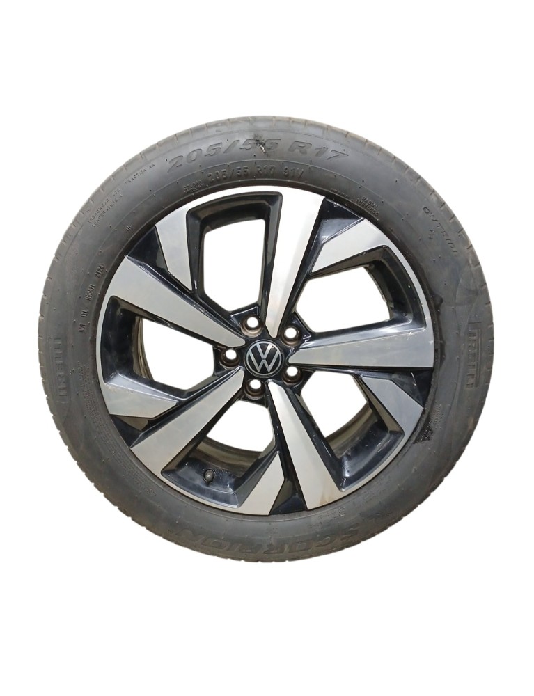 Roda C Pneu Aro 17 205 55 Vw Nivus Tsi 1.0 2024