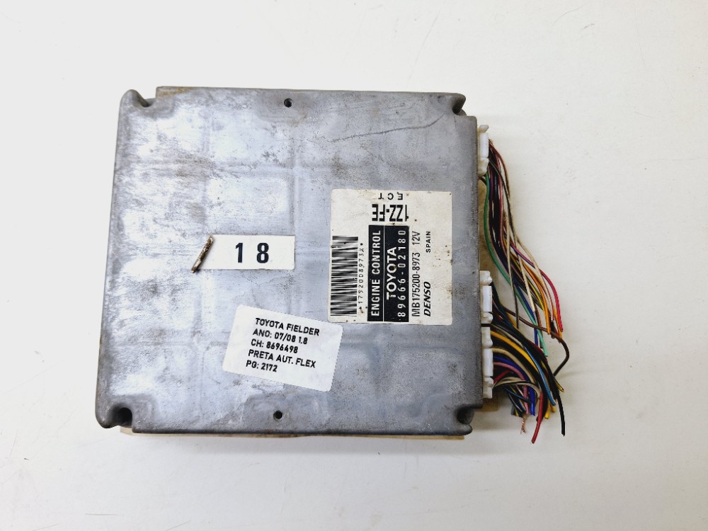 Módulo Injeção Toyota Fielder 1.8 2007 2008 8966602180