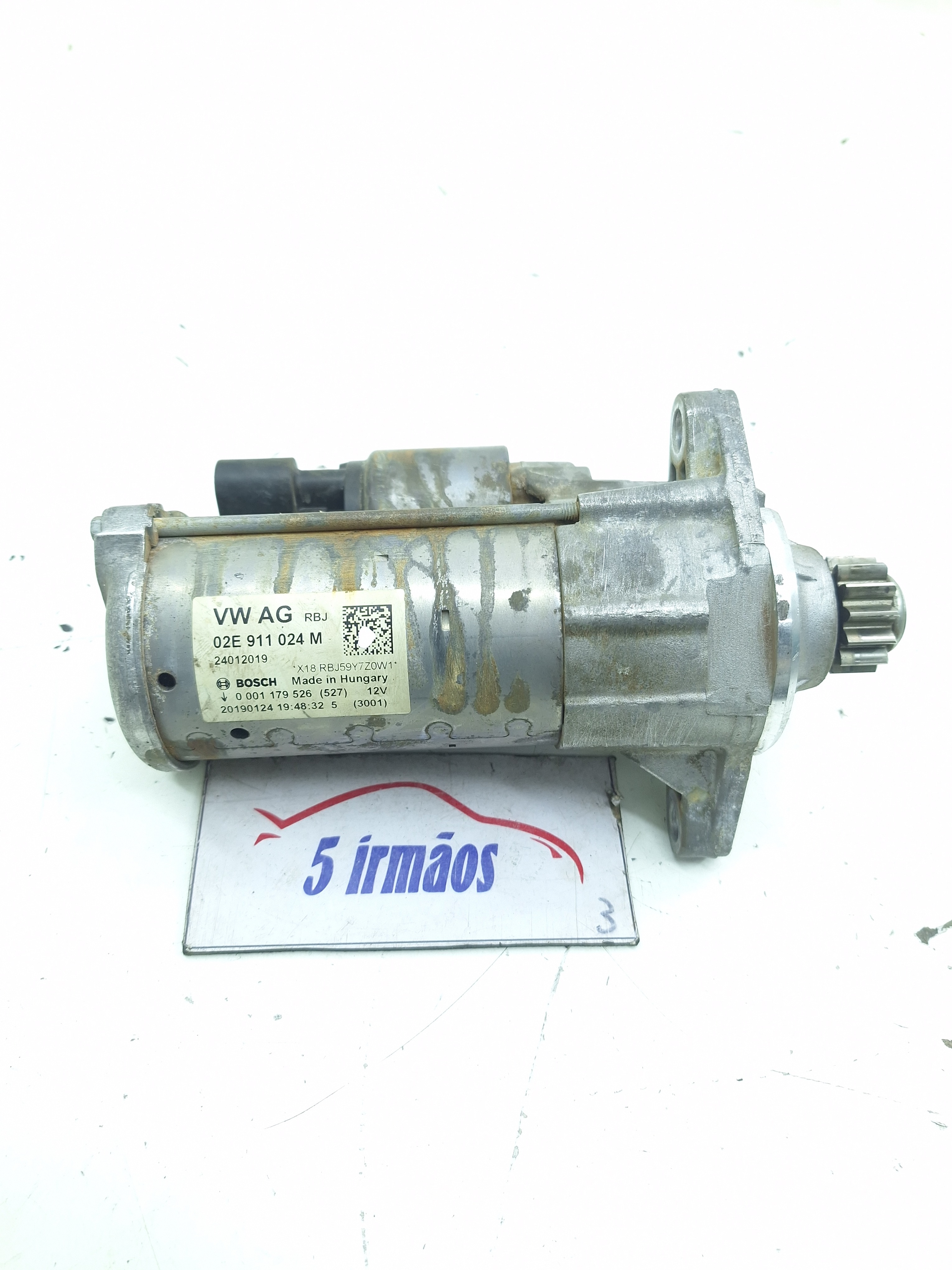 Motor Arranque Vw Tiguan 350 Tsi 2.0 2019 Nº02e911024m