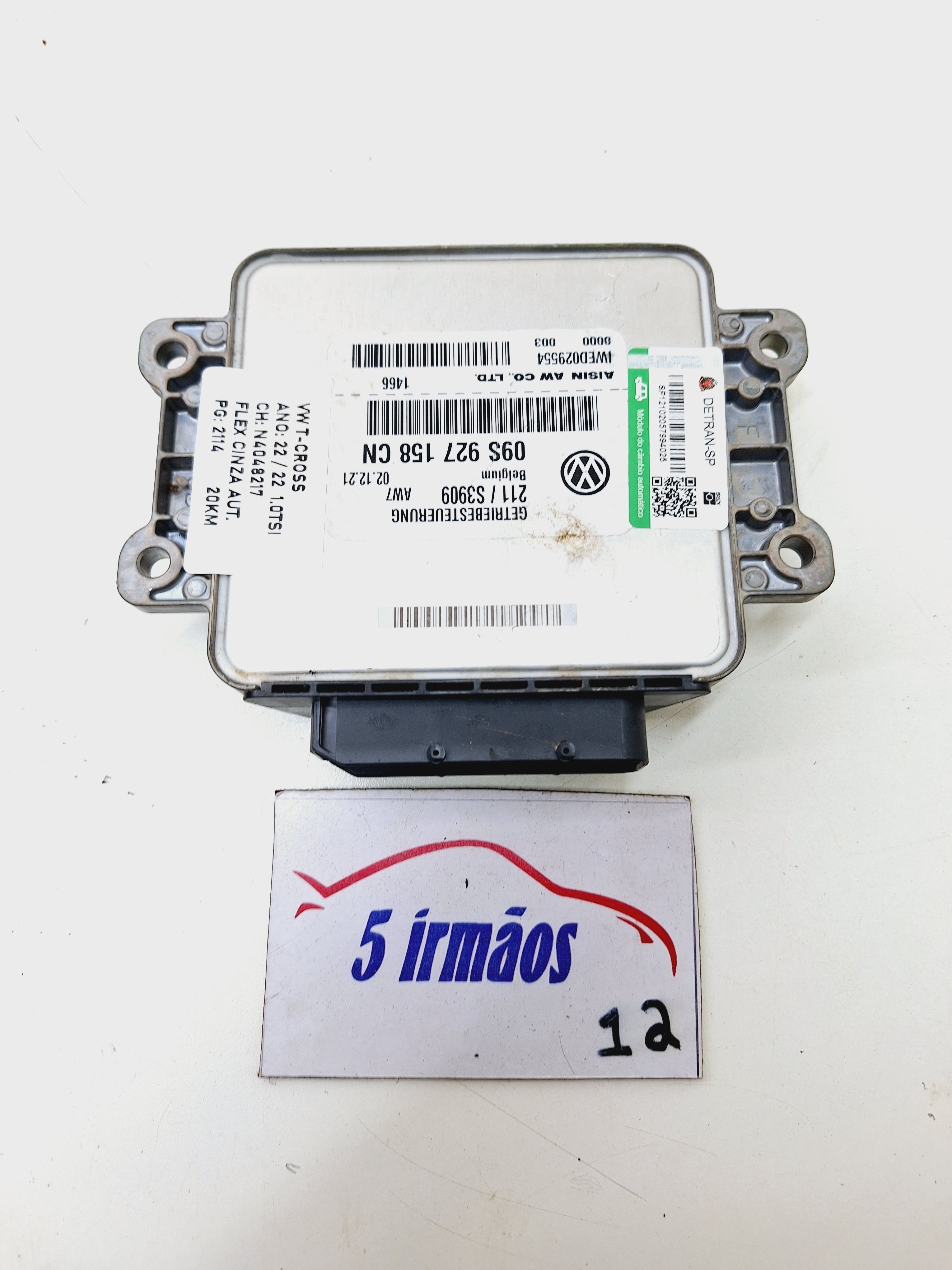 Módulo Câmbio Automático Volkswagen Tcross Tsi 1.0 2022
